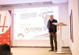 Francisco Martínez, director general de Econex, durante su intervención en las jornadas.