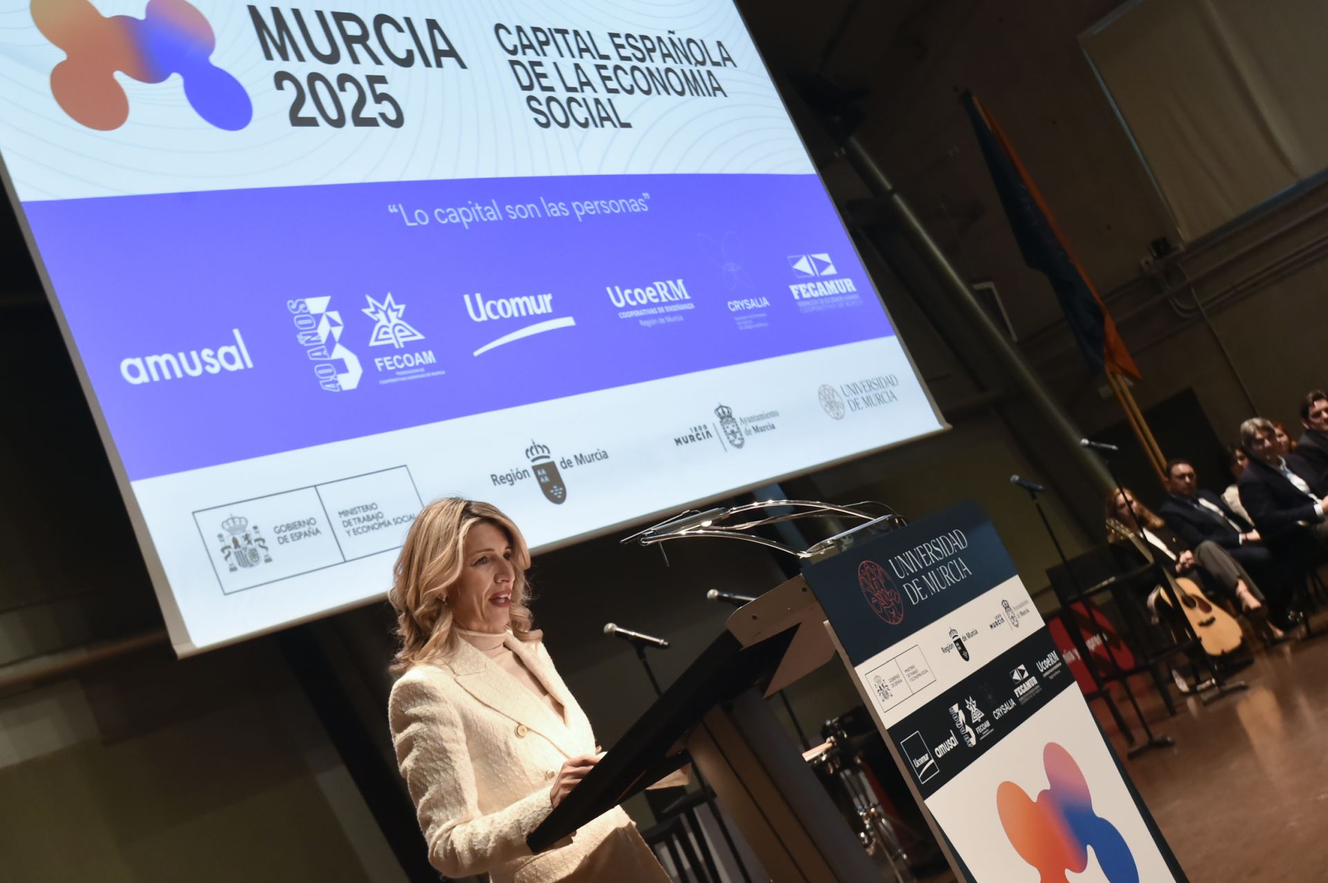 Las imágenes de la inauguración del ciclo &#039;Murcia, capital española de la Economía Social&#039;