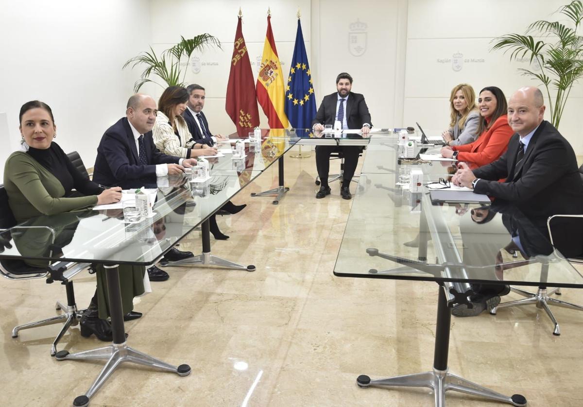 La reunión del Comité Aranceles, este miércoles, en San Esteban.