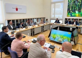 Reunión del Comité Interadministrativo del Mar Menor el pasado martes.