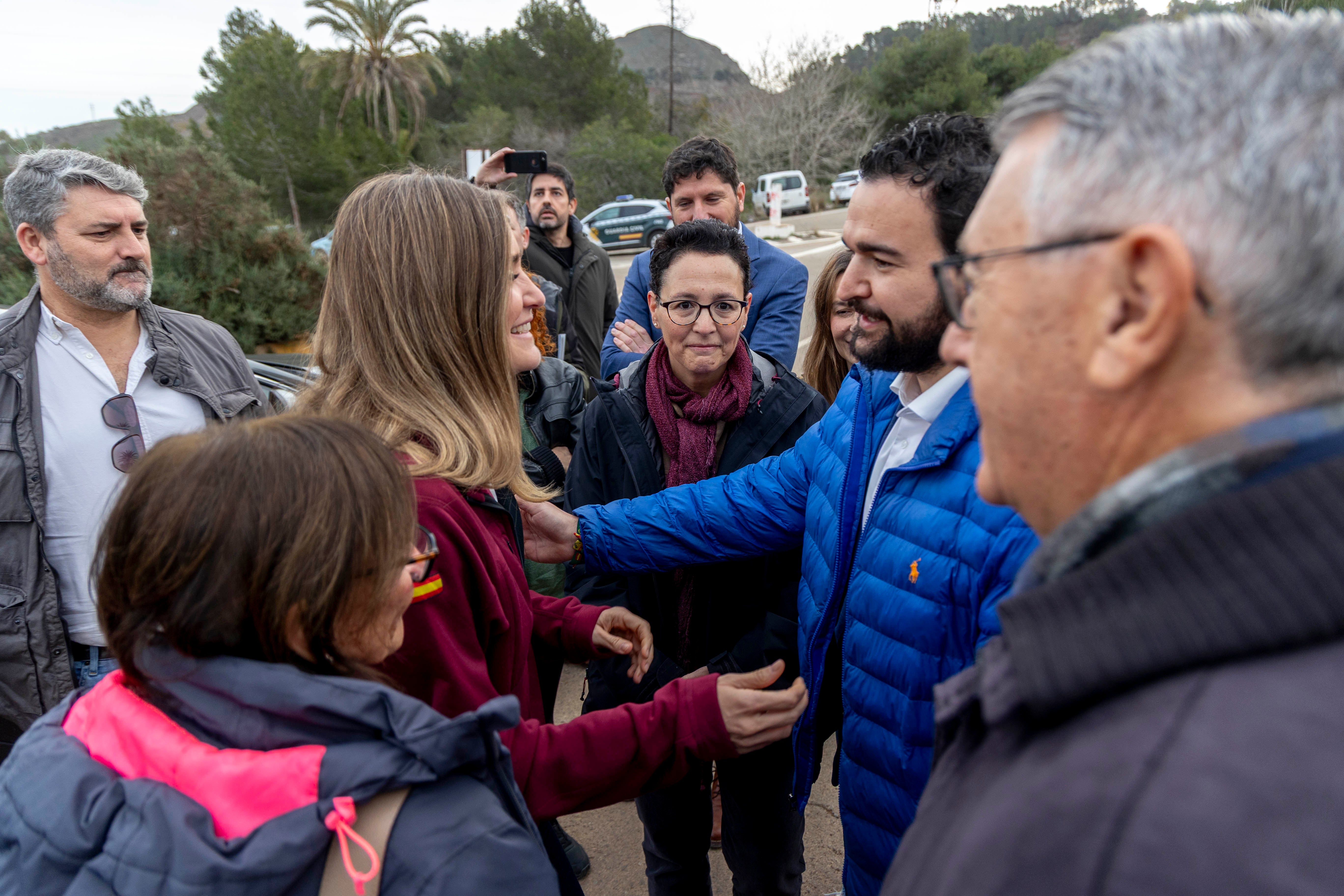 La vicepresidenta del Gobierno, Sara Aagesen, visita la Sierra Minera de Cartagena y La Unión, en imágenes