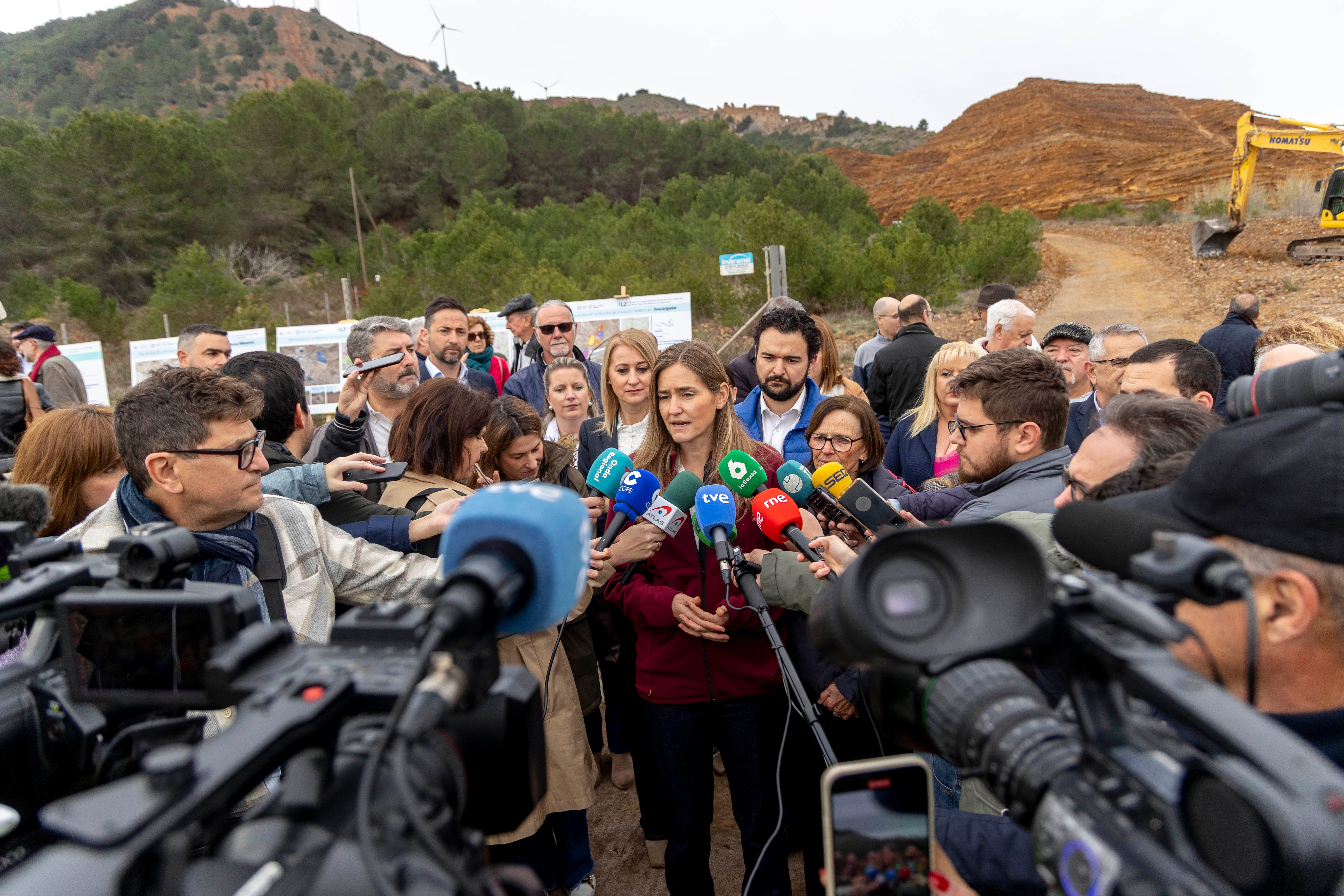 La vicepresidenta del Gobierno, Sara Aagesen, visita la Sierra Minera de Cartagena y La Unión, en imágenes