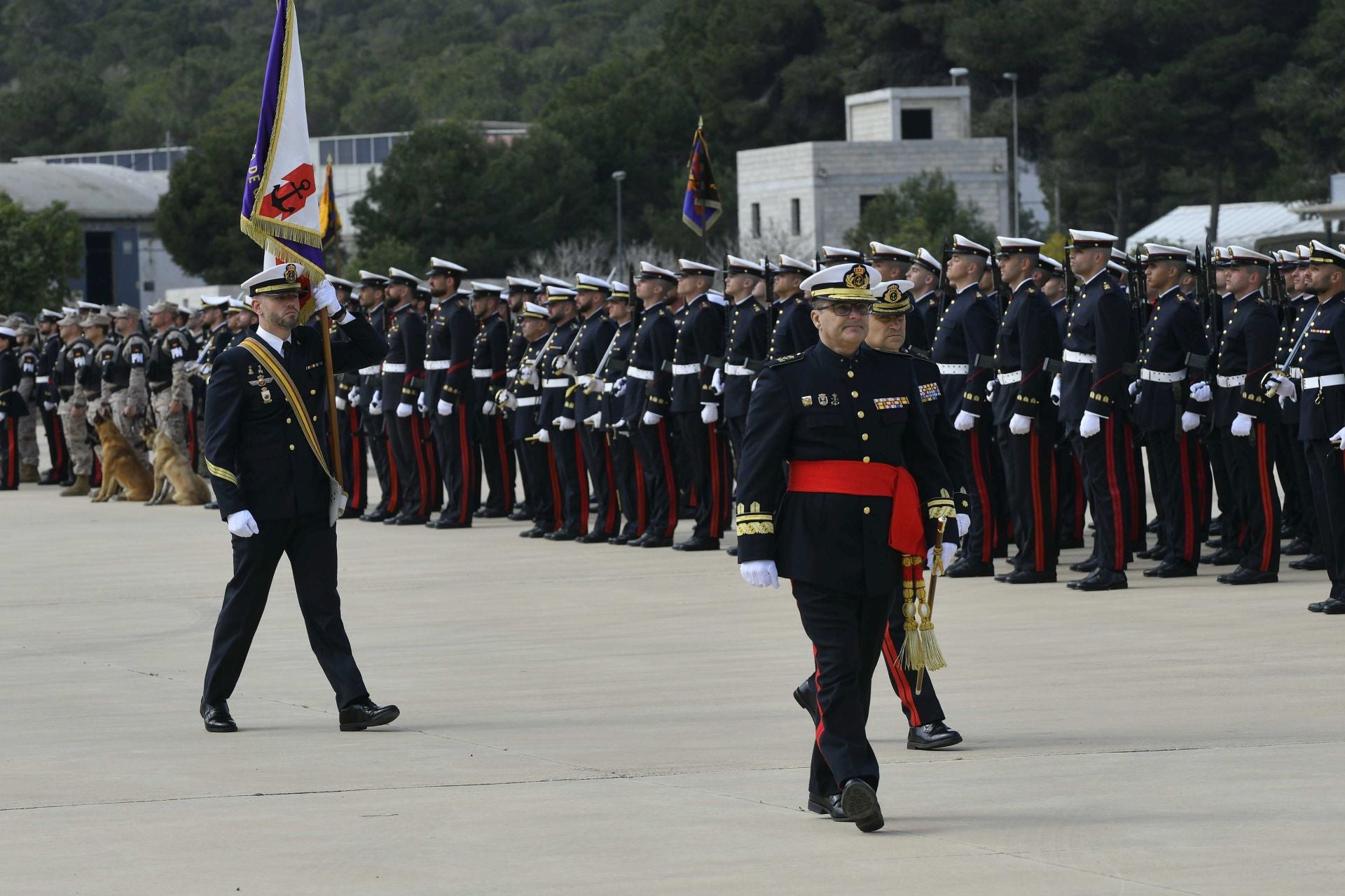 El acto de conmemoración del 488 aniversario del Cuerpo de Infantería de Marina, en imágenes