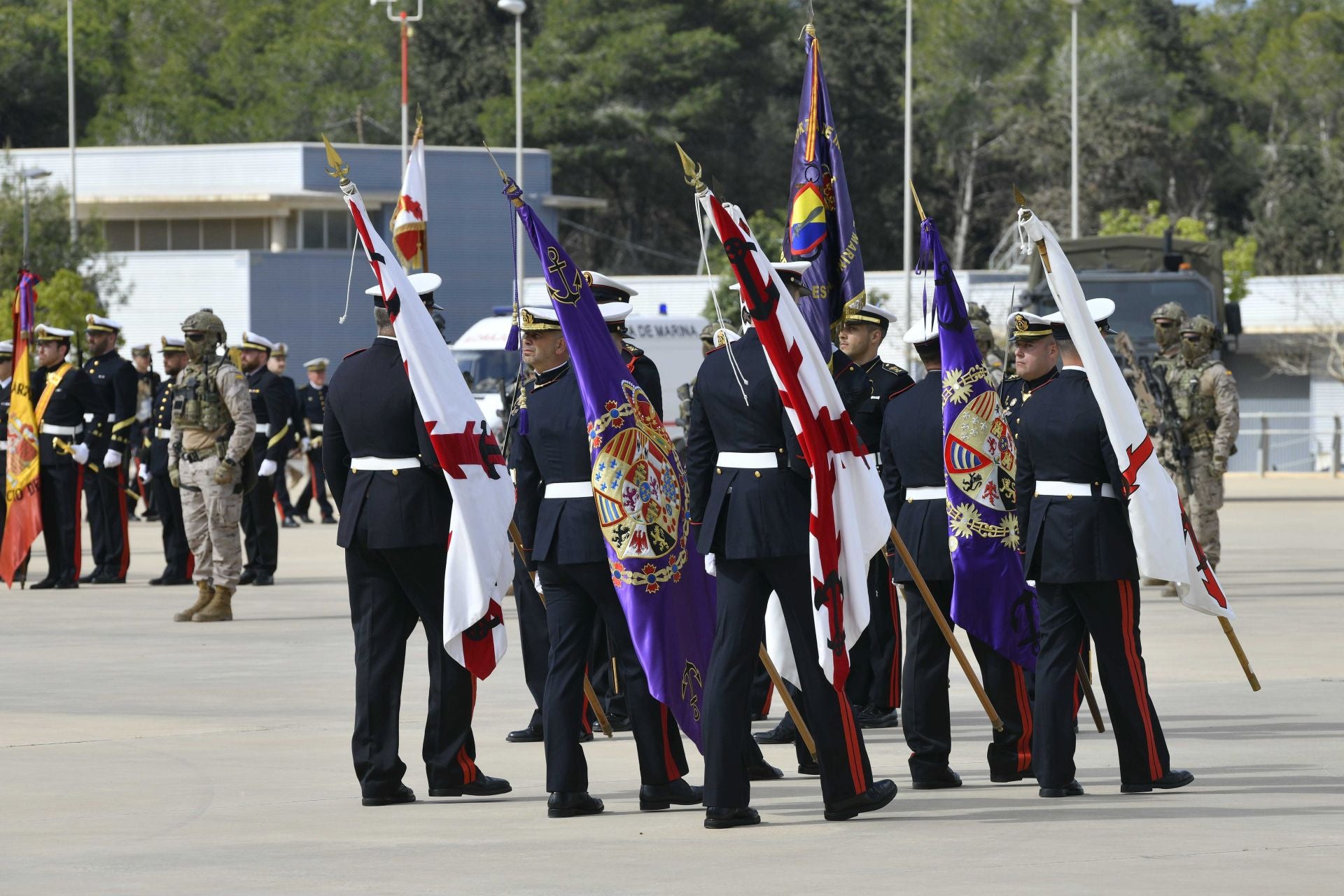 El acto de conmemoración del 488 aniversario del Cuerpo de Infantería de Marina, en imágenes