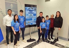 El concejal de Educación junto a los representantes del colegio de La Consolación.