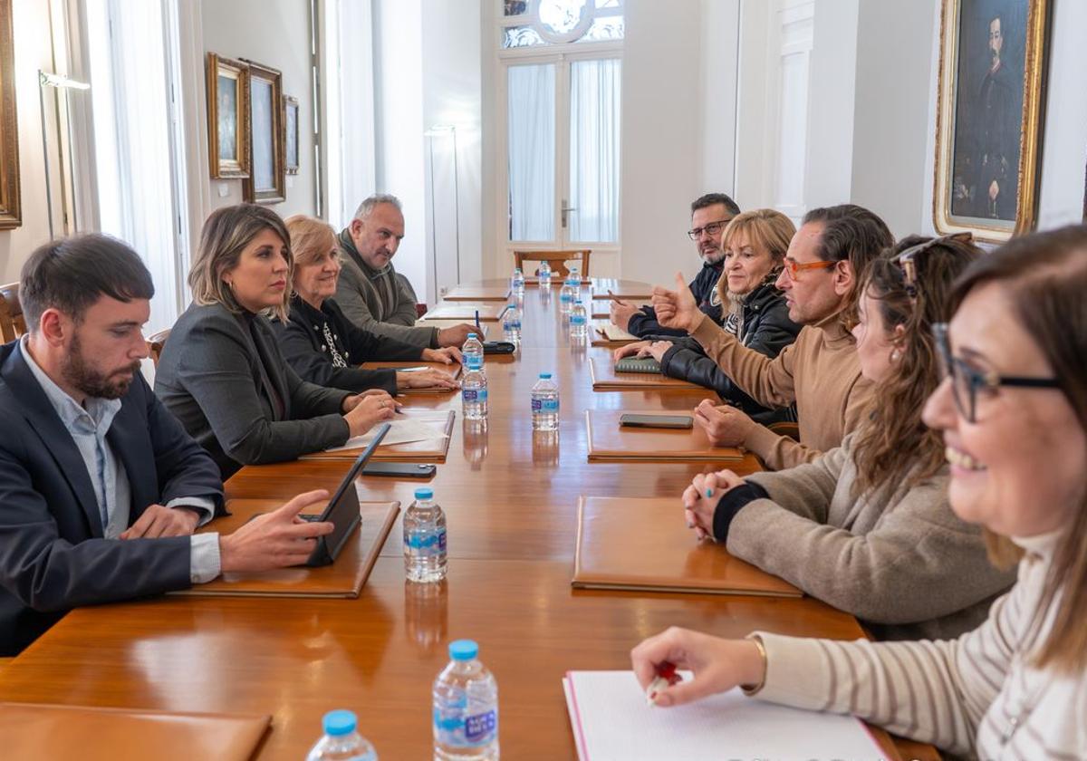 Reunión de la comisión, este jueves.