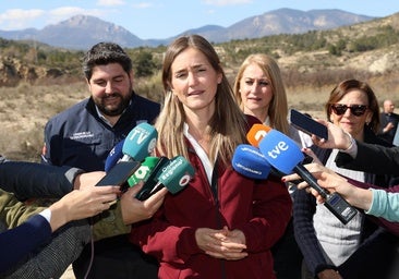 La ministra Aagesen asegura que los proyectos de las presas de laminación de Lorca están «en tramitación»