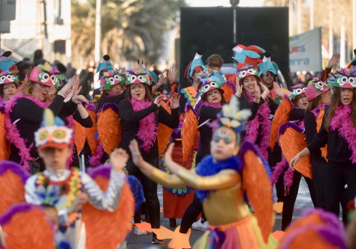 Imagen del desfile de carnaval infantil el año pasado en Beniaján.