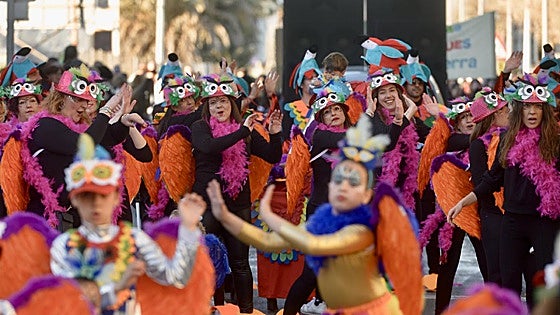 Los más pequeños abren los carnavales de barrios y pedanías de Murcia