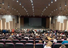 El Auditorio Margarita Lozano de Lorca, el espacio con más representaciones del Circuito profesional este marzo, en una imagen de archivo.