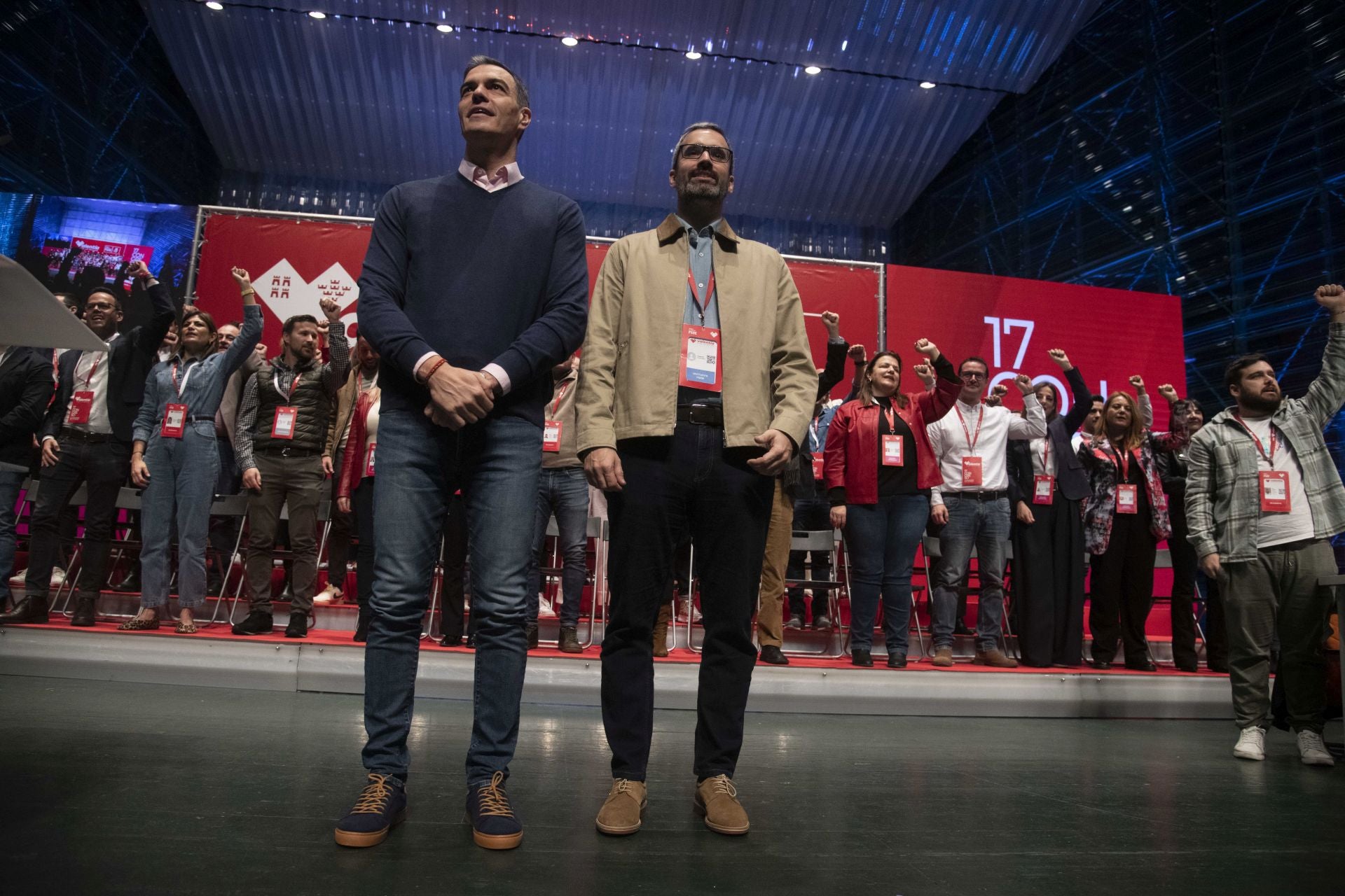 El Congreso del PSRM con Pedro Sánchez en Cartagena, en imágenes