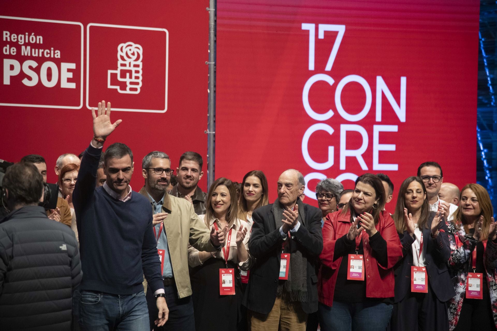 El Congreso del PSRM con Pedro Sánchez en Cartagena, en imágenes