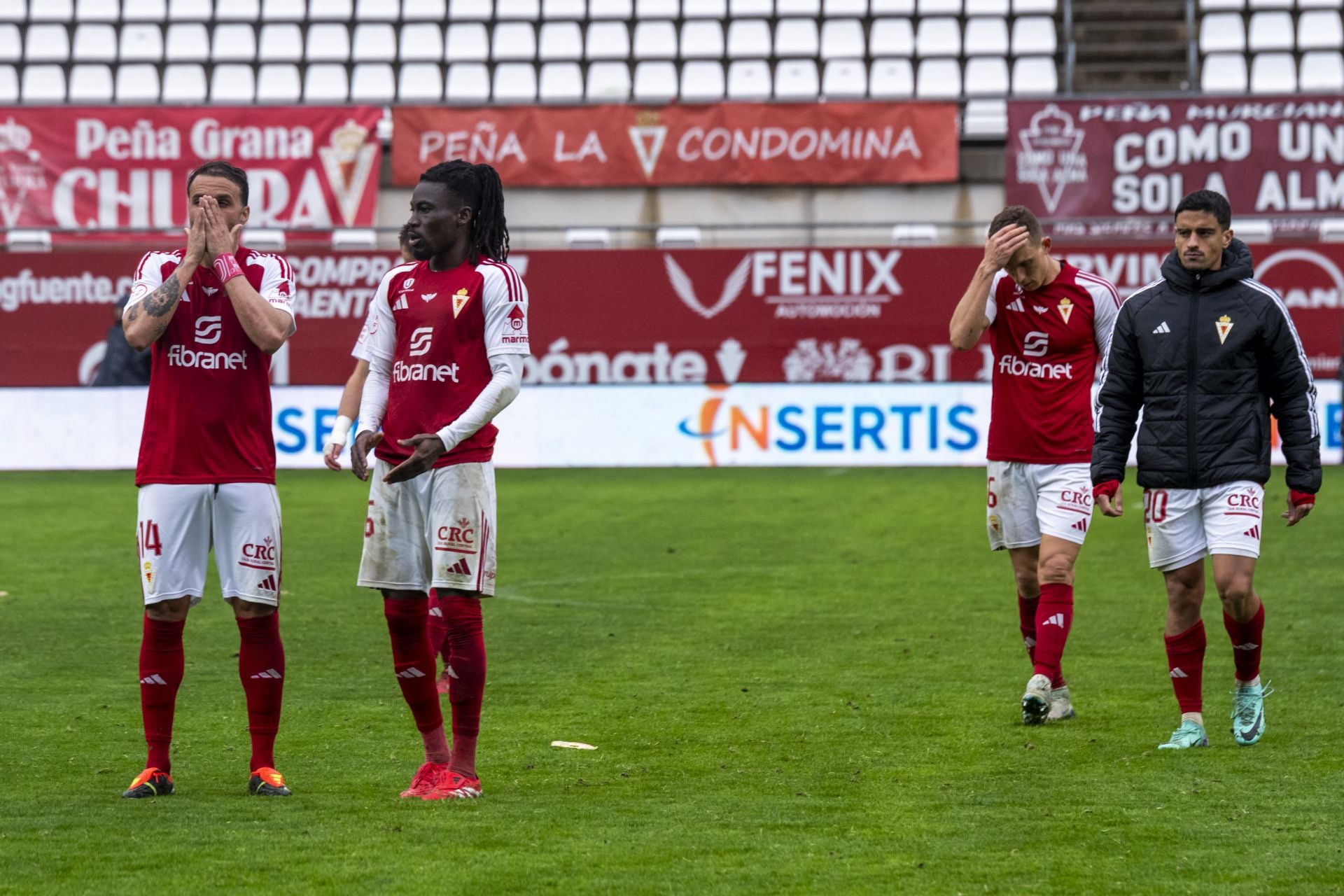 La derrota del Real Murcia frente al Ibiza, en imágenes