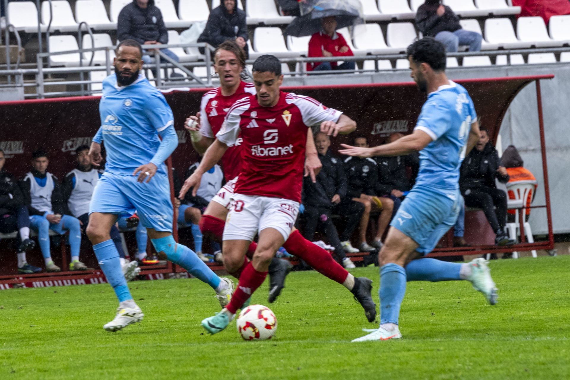 La derrota del Real Murcia frente al Ibiza, en imágenes