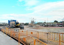 Una de las zonas de este nuevo desarrollo urbanístico en el norte de la ciudad con los viales más avanzados.