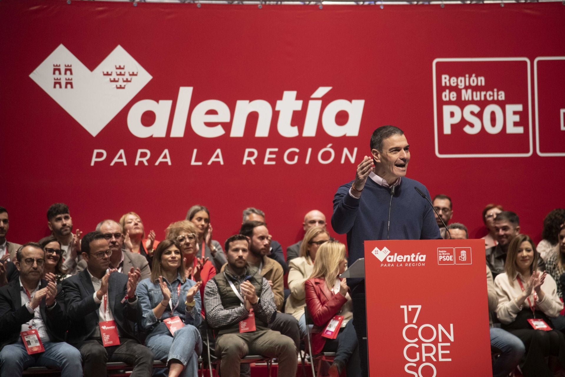 El Congreso del PSRM con Pedro Sánchez en Cartagena, en imágenes