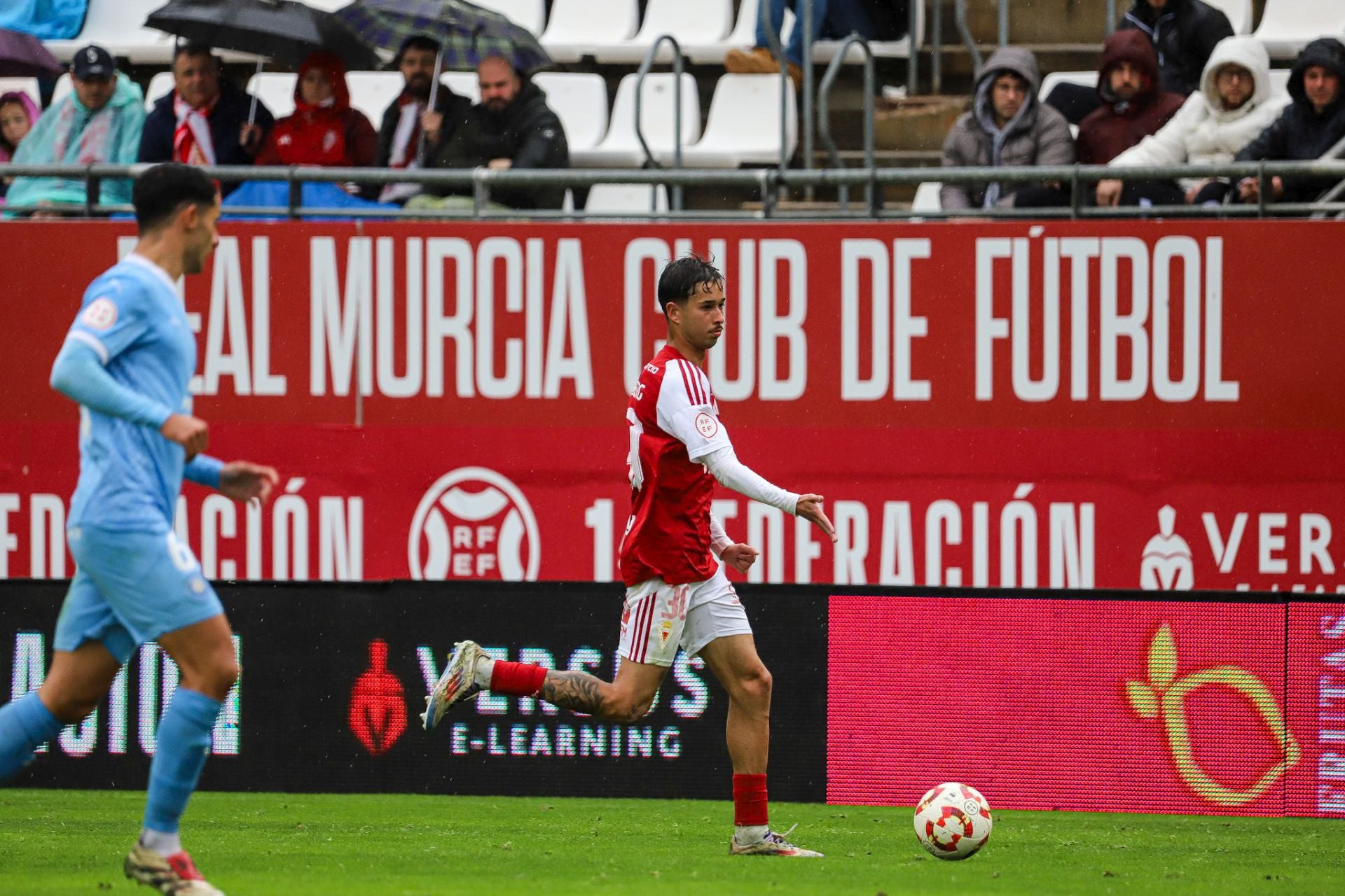 La derrota del Real Murcia frente al Ibiza, en imágenes