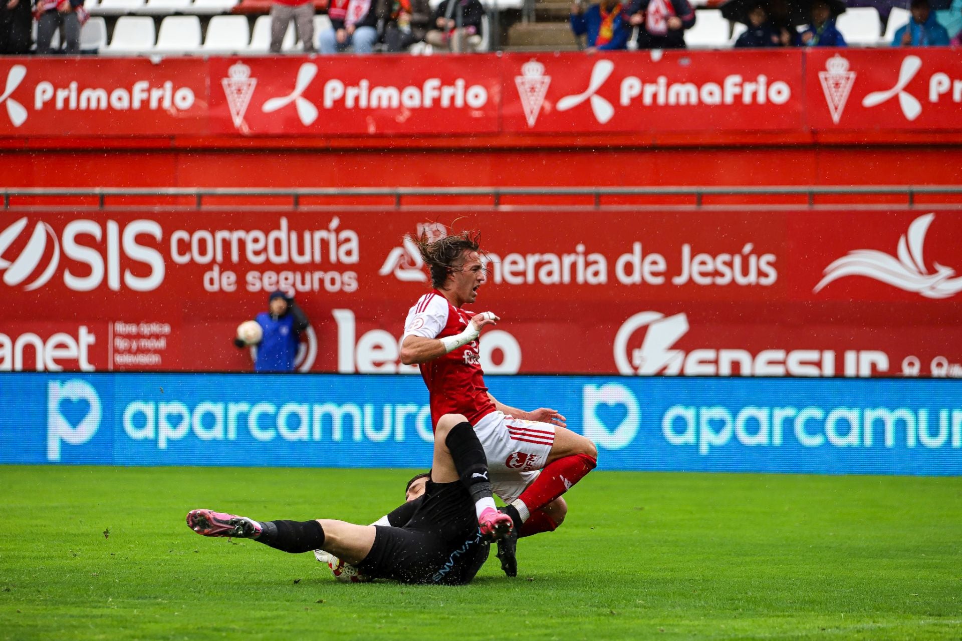 La derrota del Real Murcia frente al Ibiza, en imágenes