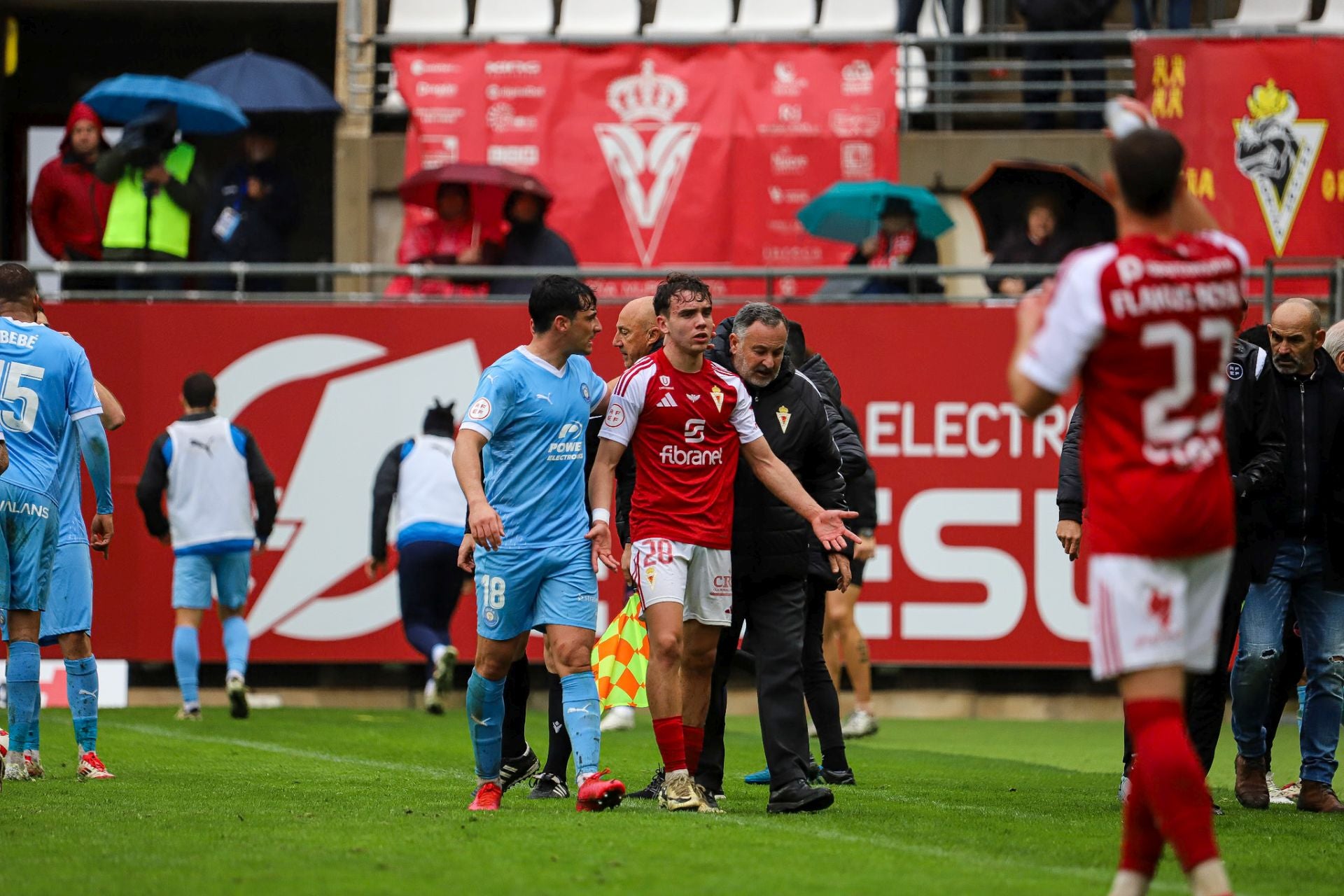 La derrota del Real Murcia frente al Ibiza, en imágenes