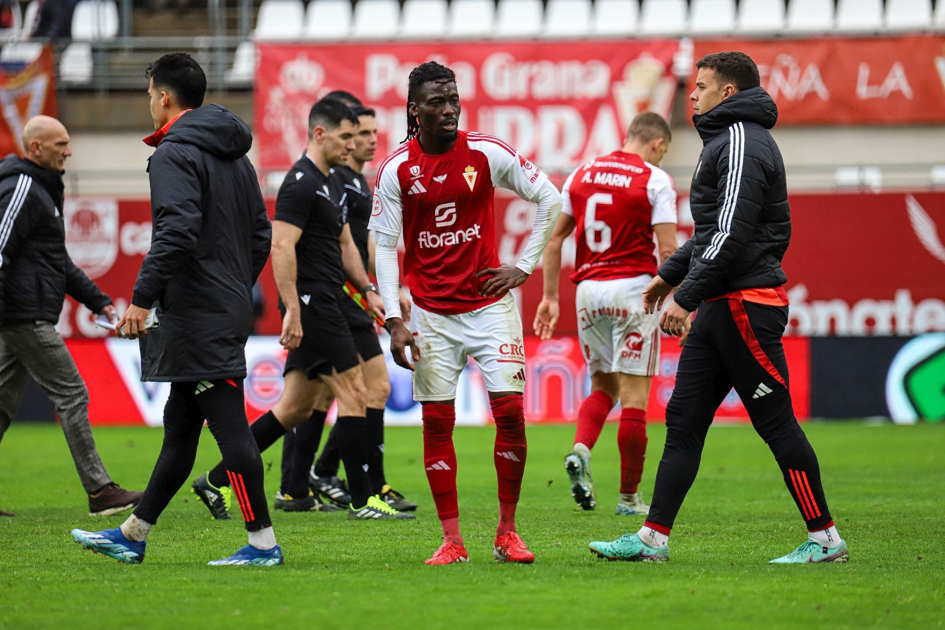 La derrota del Real Murcia frente al Ibiza, en imágenes