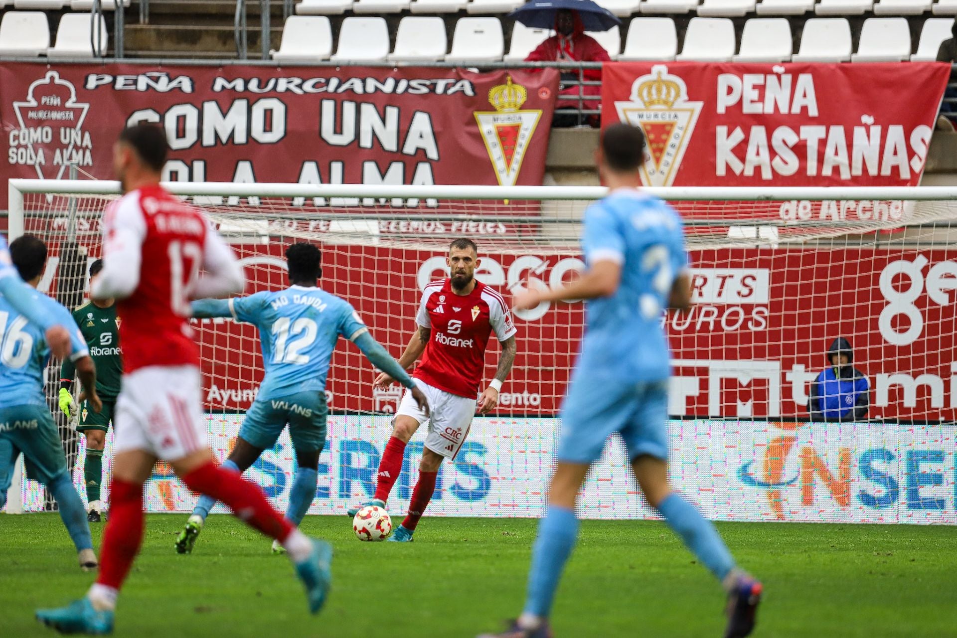 La derrota del Real Murcia frente al Ibiza, en imágenes