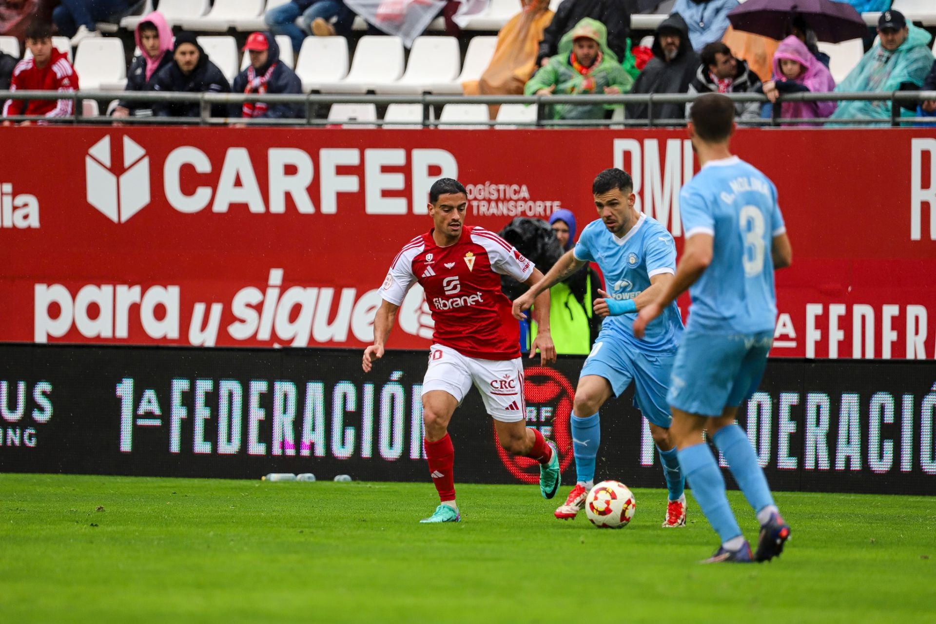 La derrota del Real Murcia frente al Ibiza, en imágenes