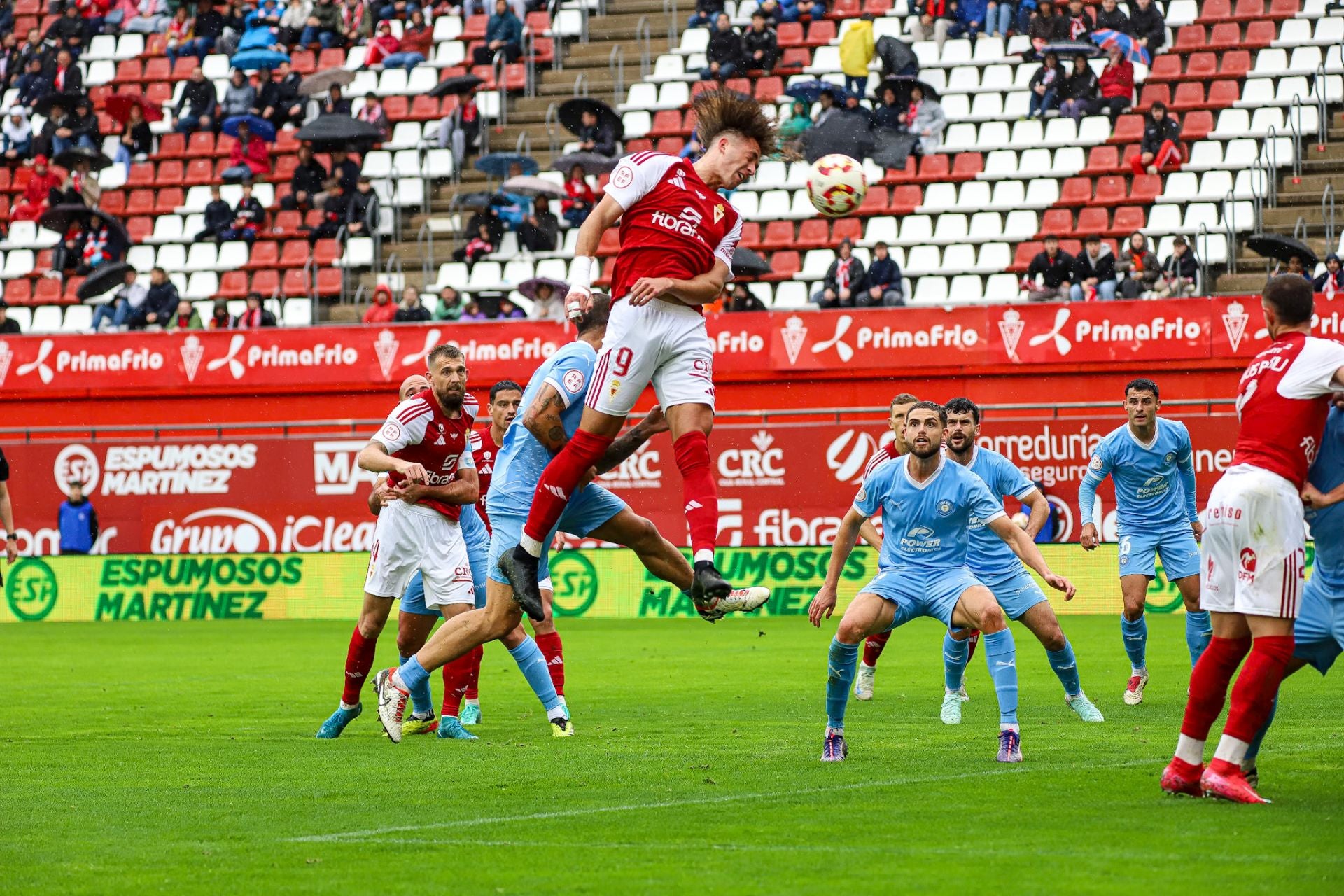 La derrota del Real Murcia frente al Ibiza, en imágenes