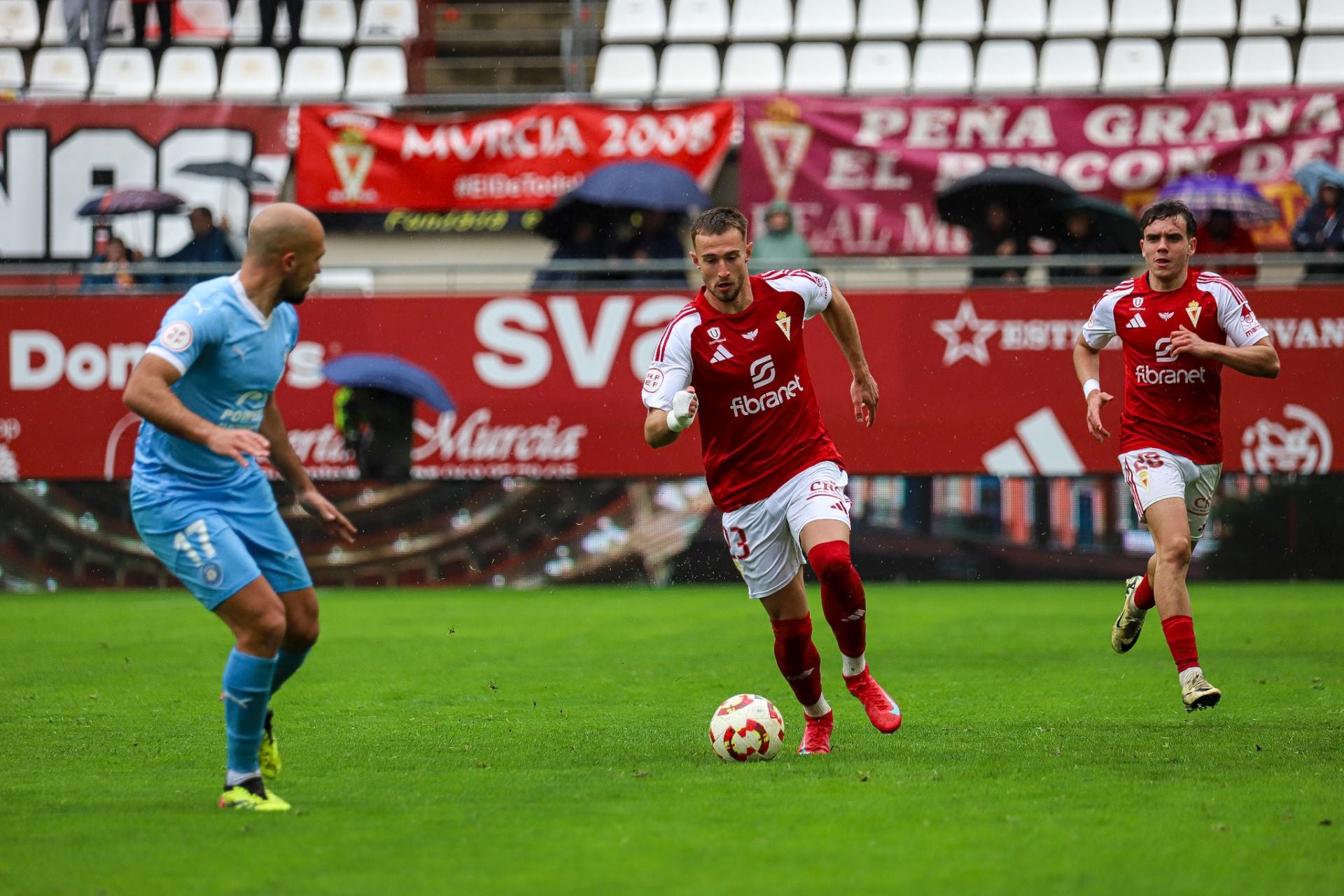 La derrota del Real Murcia frente al Ibiza, en imágenes