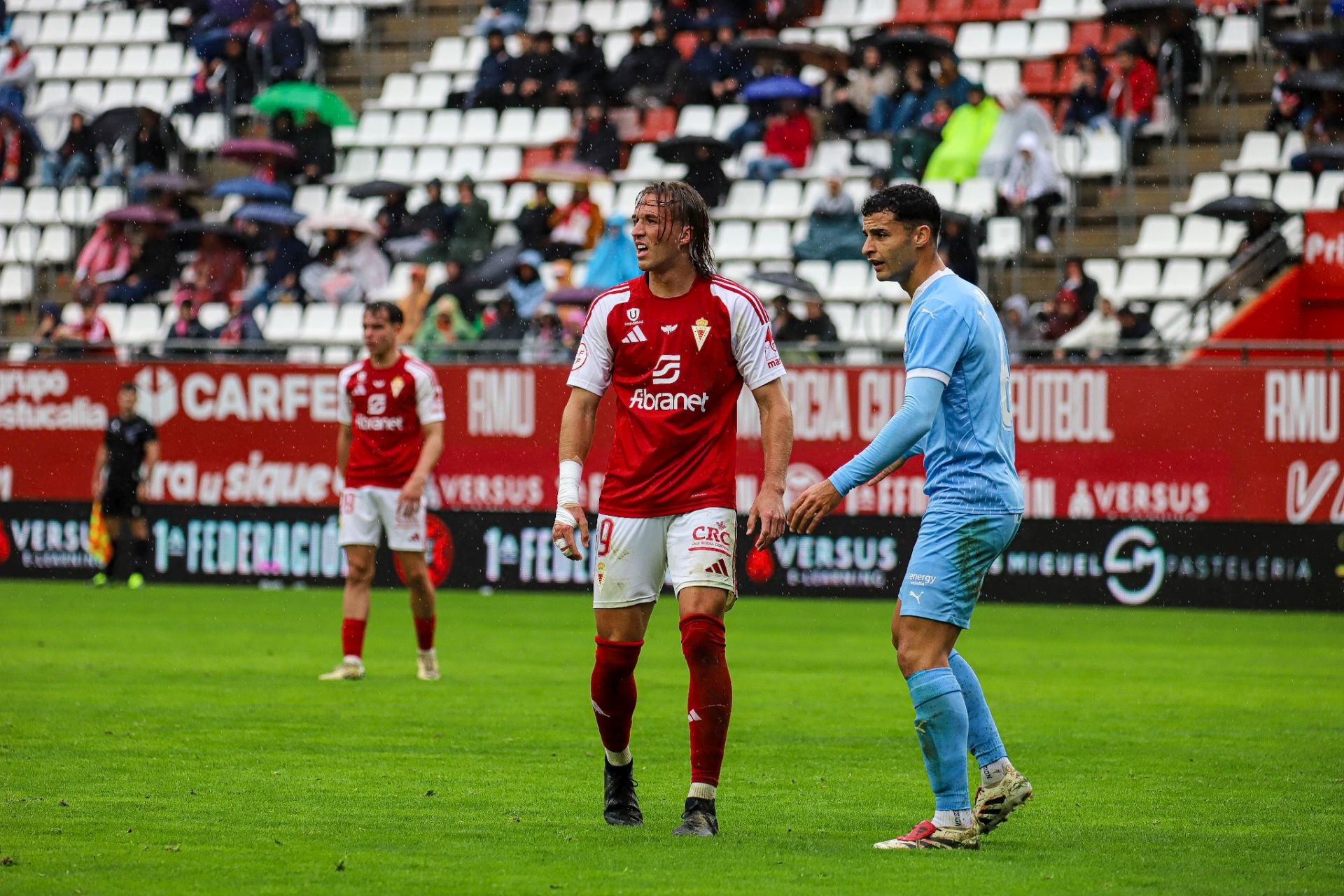 La derrota del Real Murcia frente al Ibiza, en imágenes