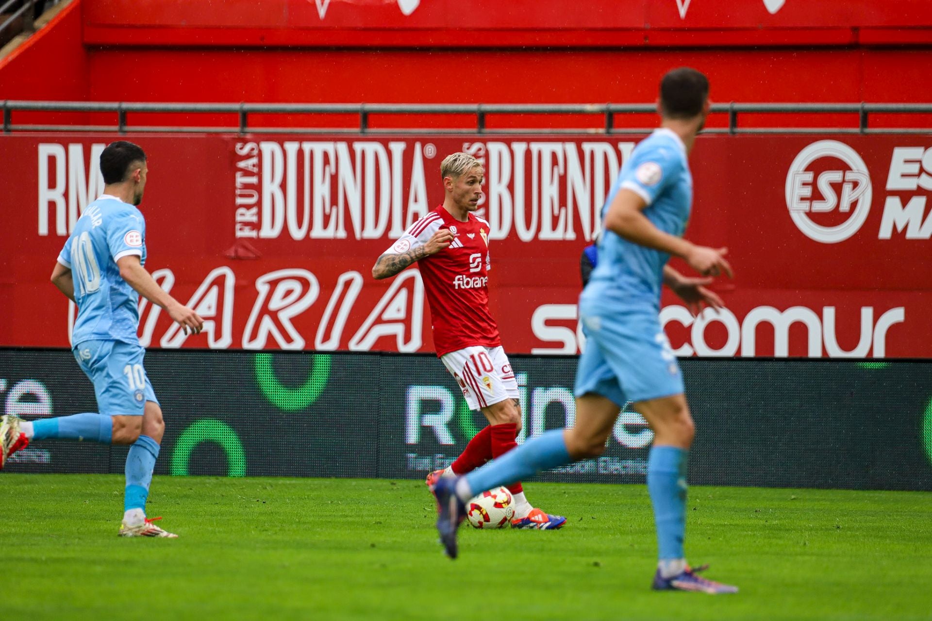 La derrota del Real Murcia frente al Ibiza, en imágenes