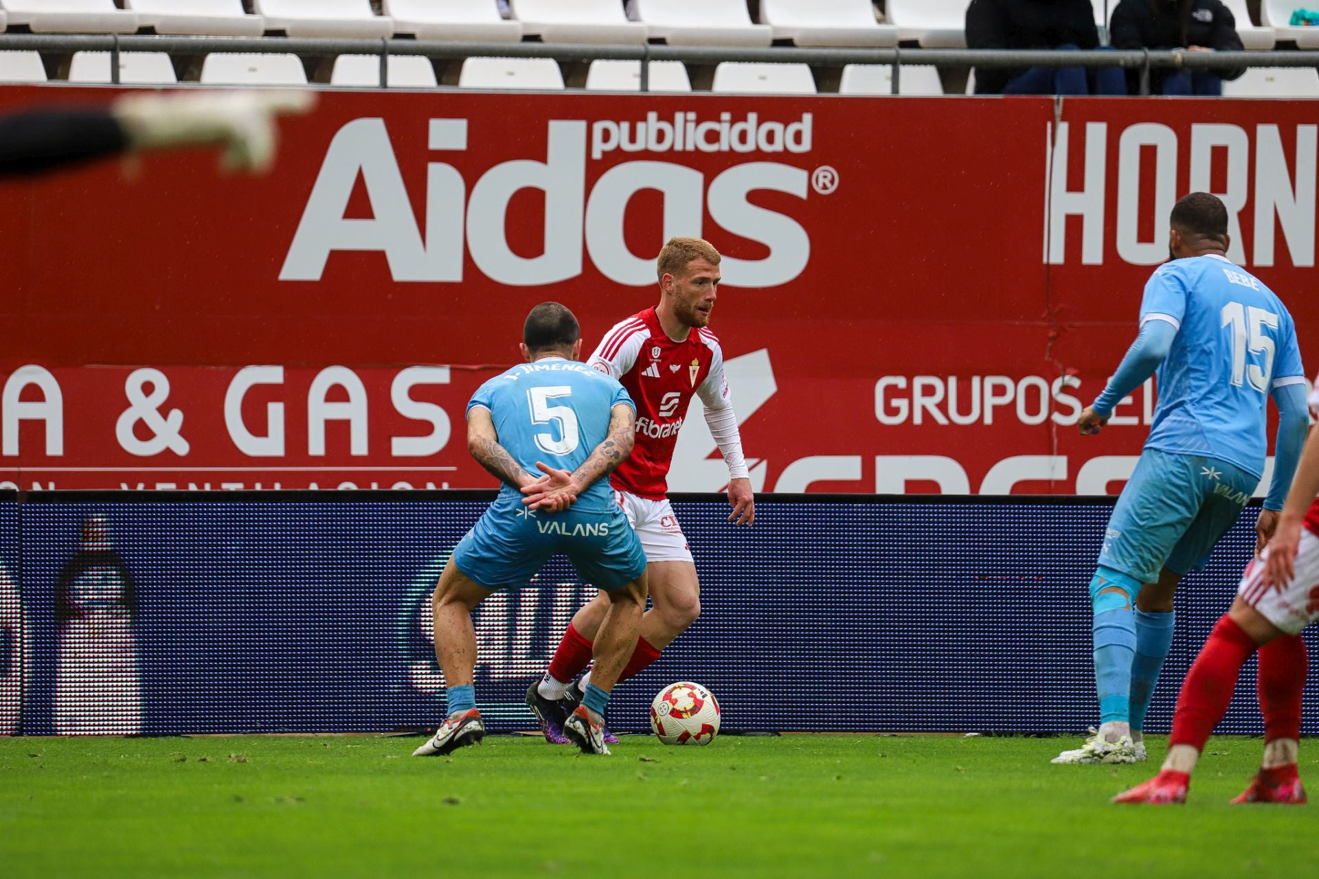 La derrota del Real Murcia frente al Ibiza, en imágenes