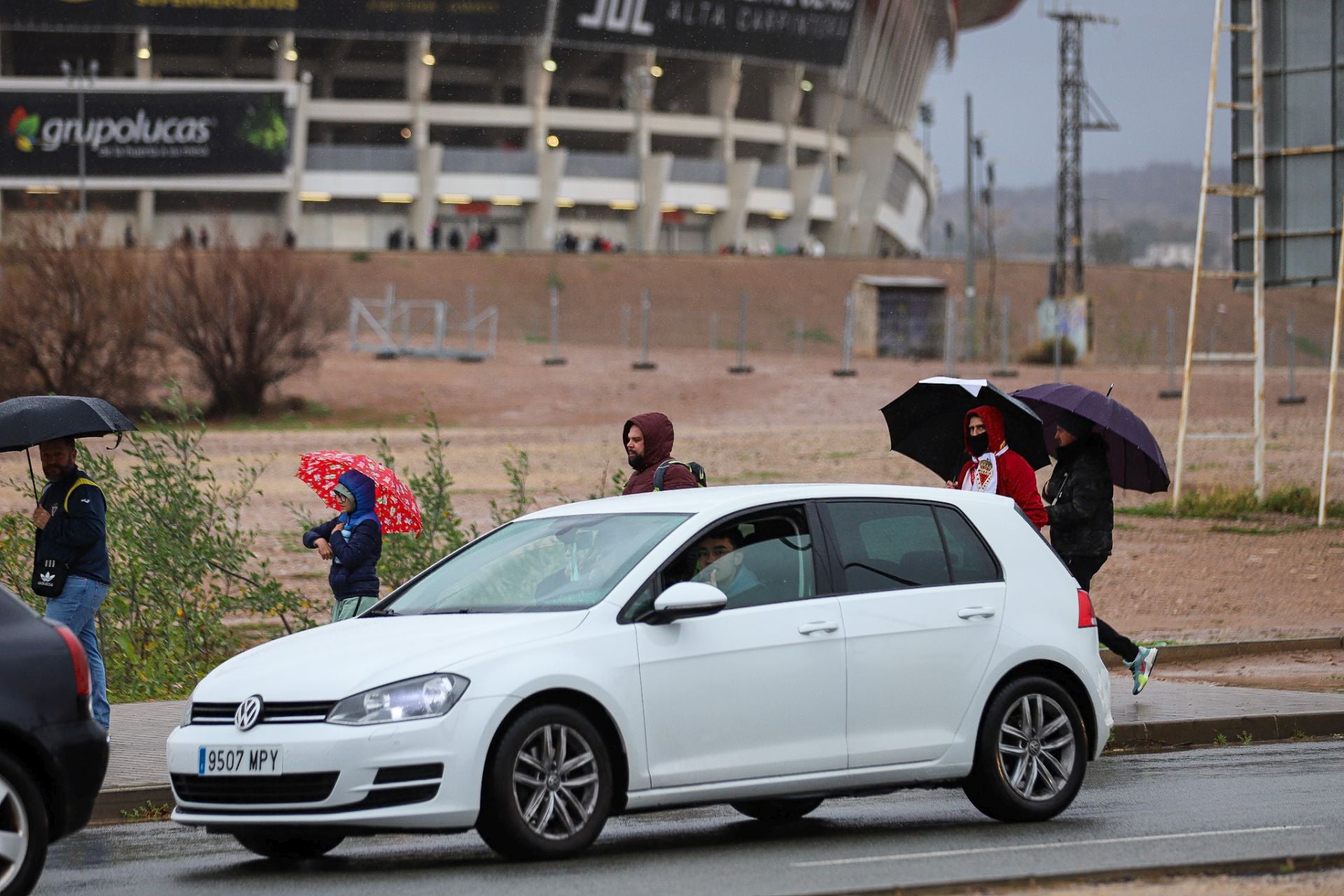 La derrota del Real Murcia frente al Ibiza, en imágenes