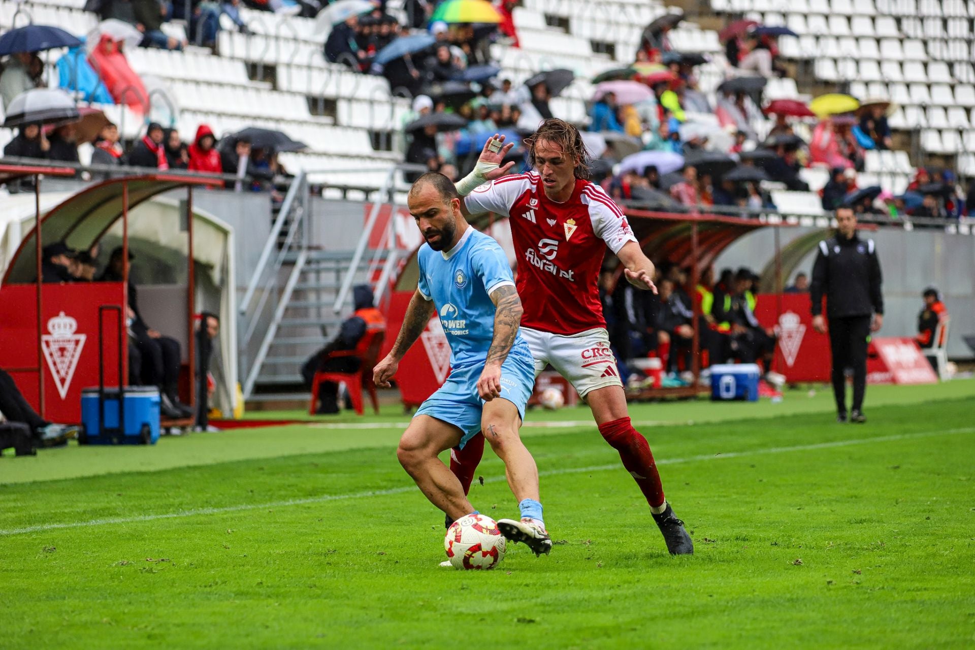 La derrota del Real Murcia frente al Ibiza, en imágenes