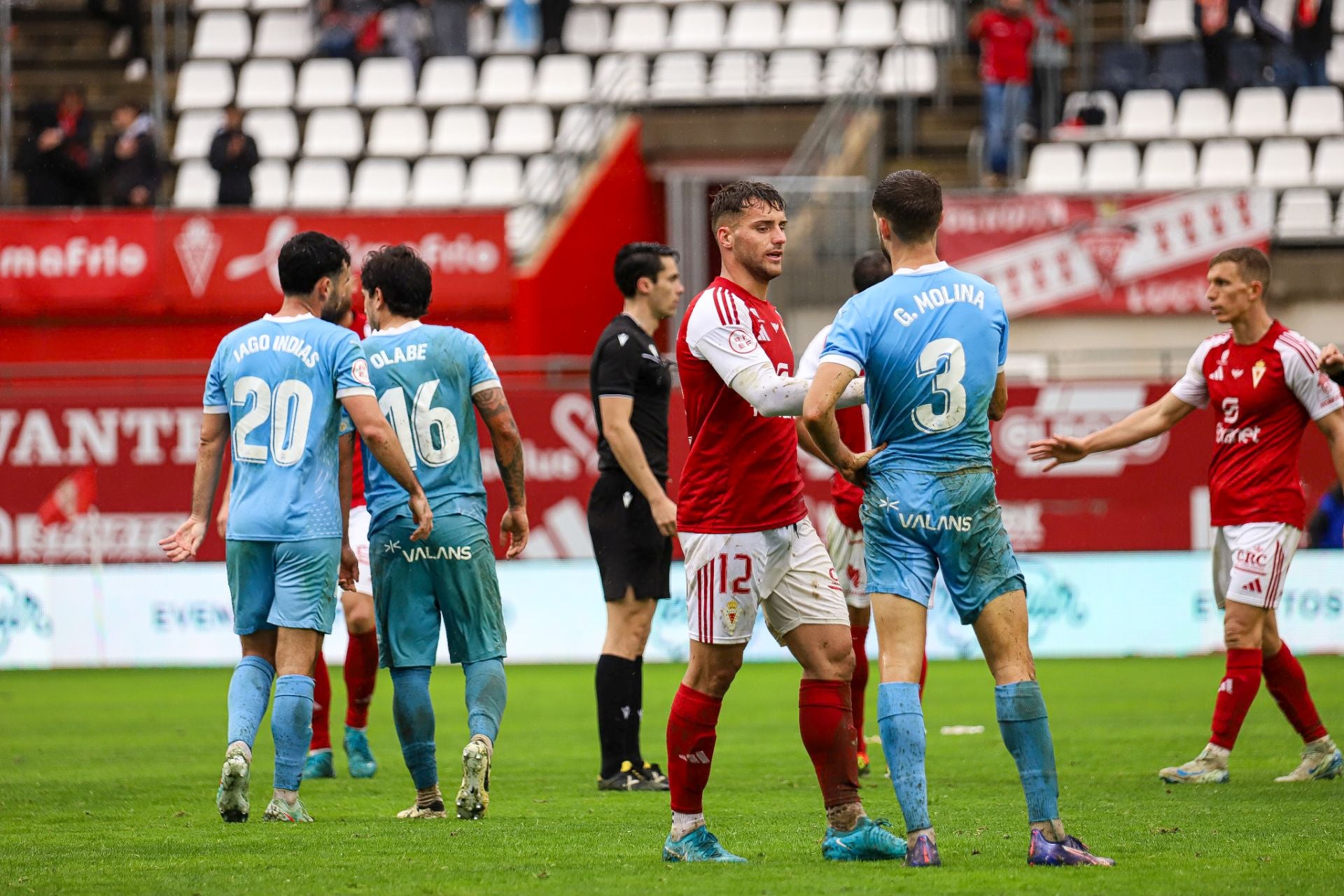 La derrota del Real Murcia frente al Ibiza, en imágenes