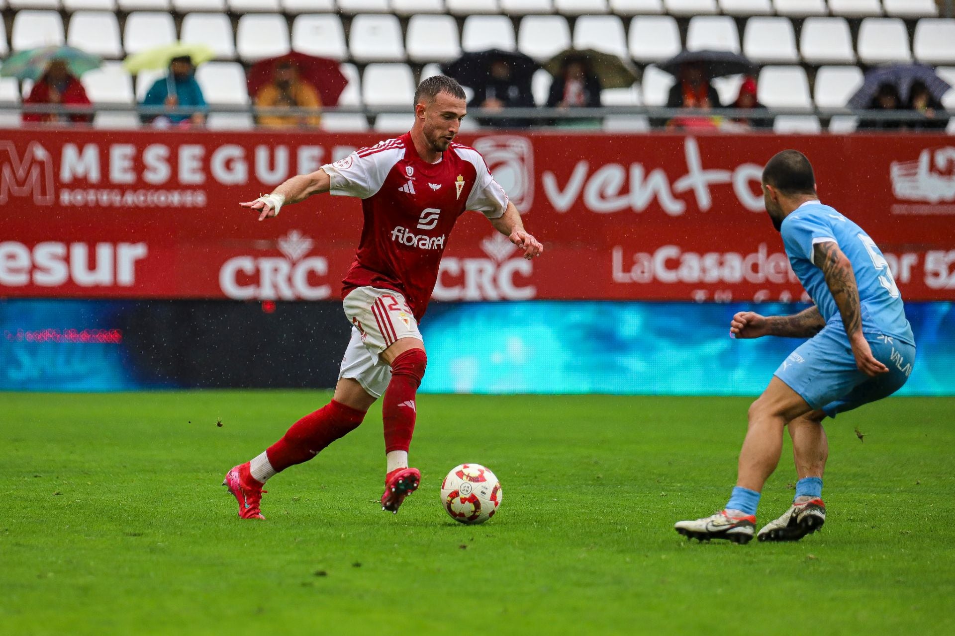 La derrota del Real Murcia frente al Ibiza, en imágenes