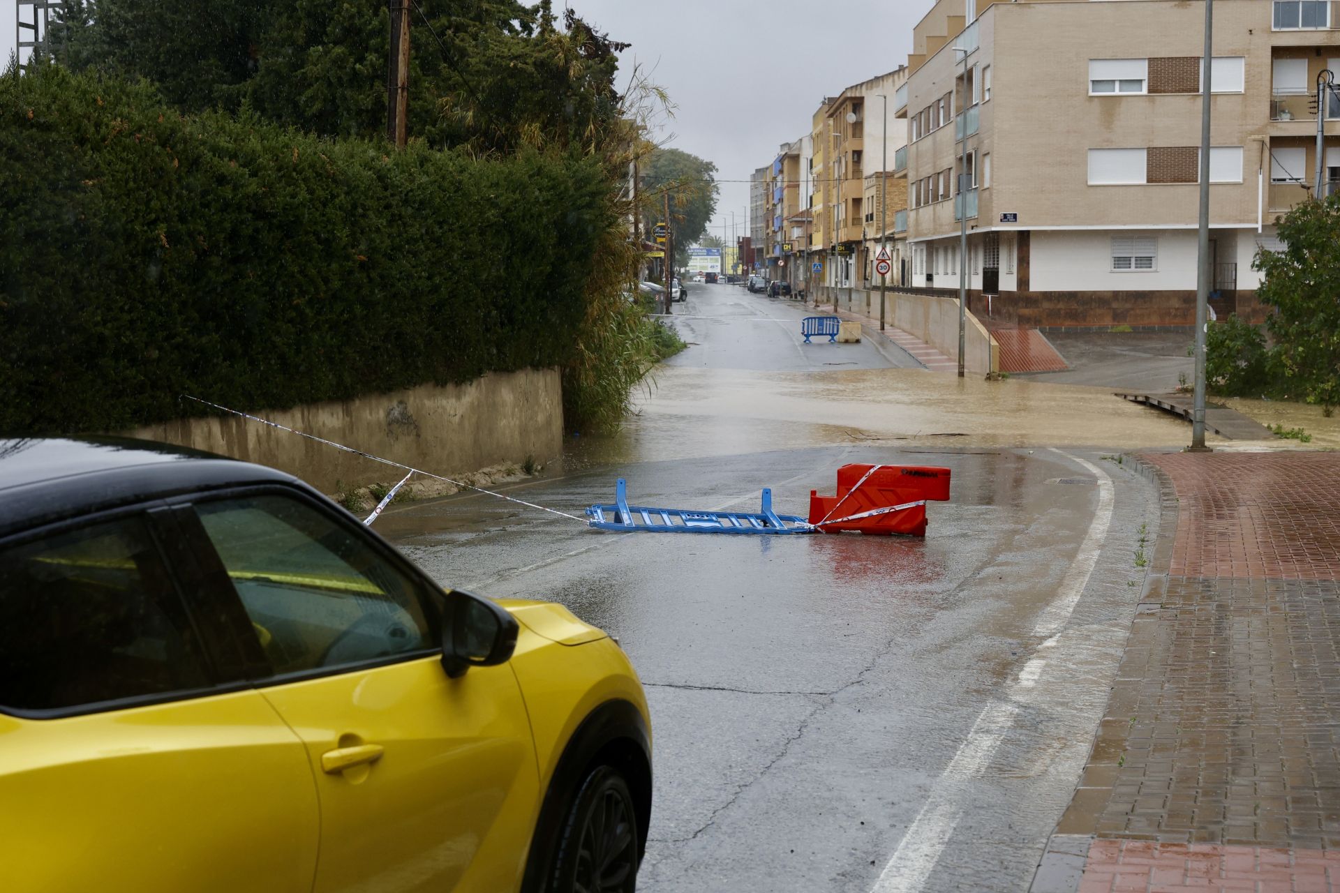 Los efectos del temporal de lluvia en la Región de Murcia, en imágenes