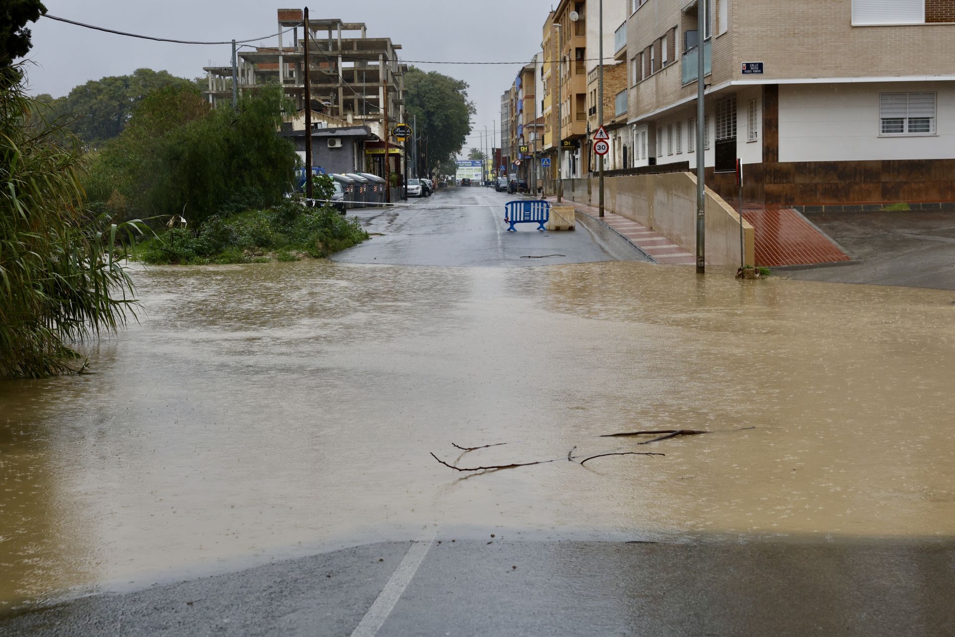 Los efectos del temporal de lluvia en la Región de Murcia, en imágenes