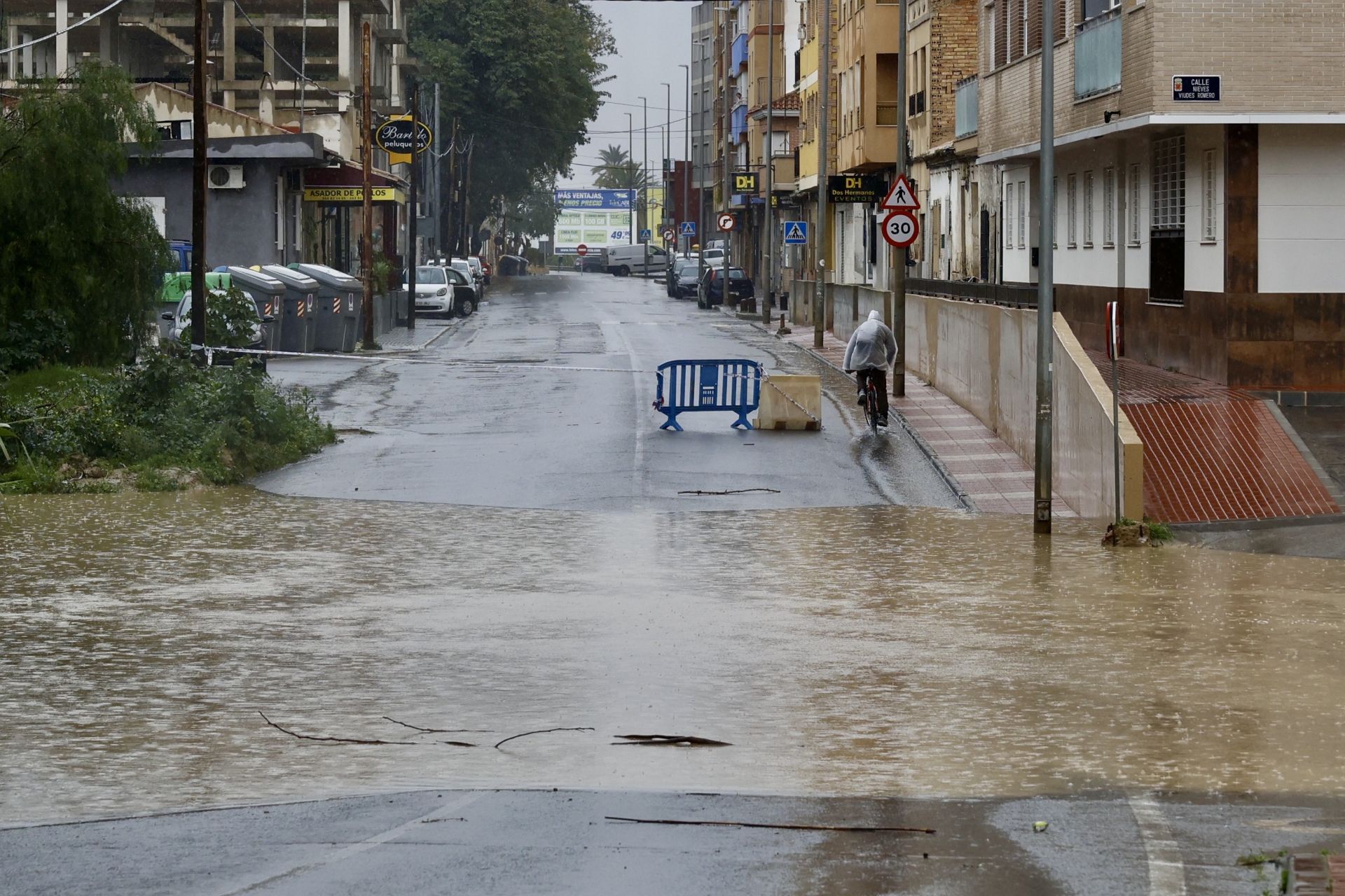 Los efectos del temporal de lluvia en la Región de Murcia, en imágenes