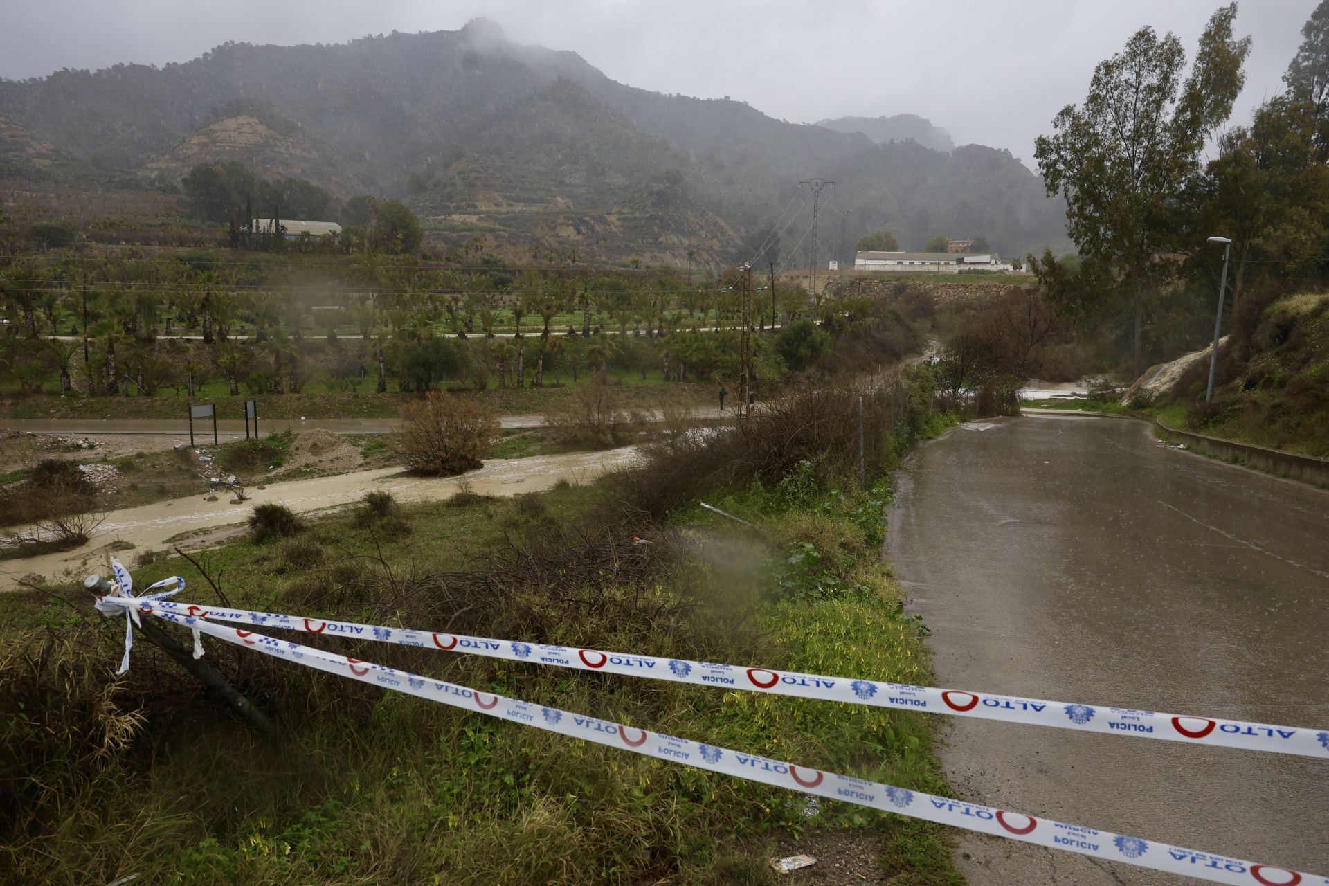 Los efectos del temporal de lluvia en la Región de Murcia, en imágenes