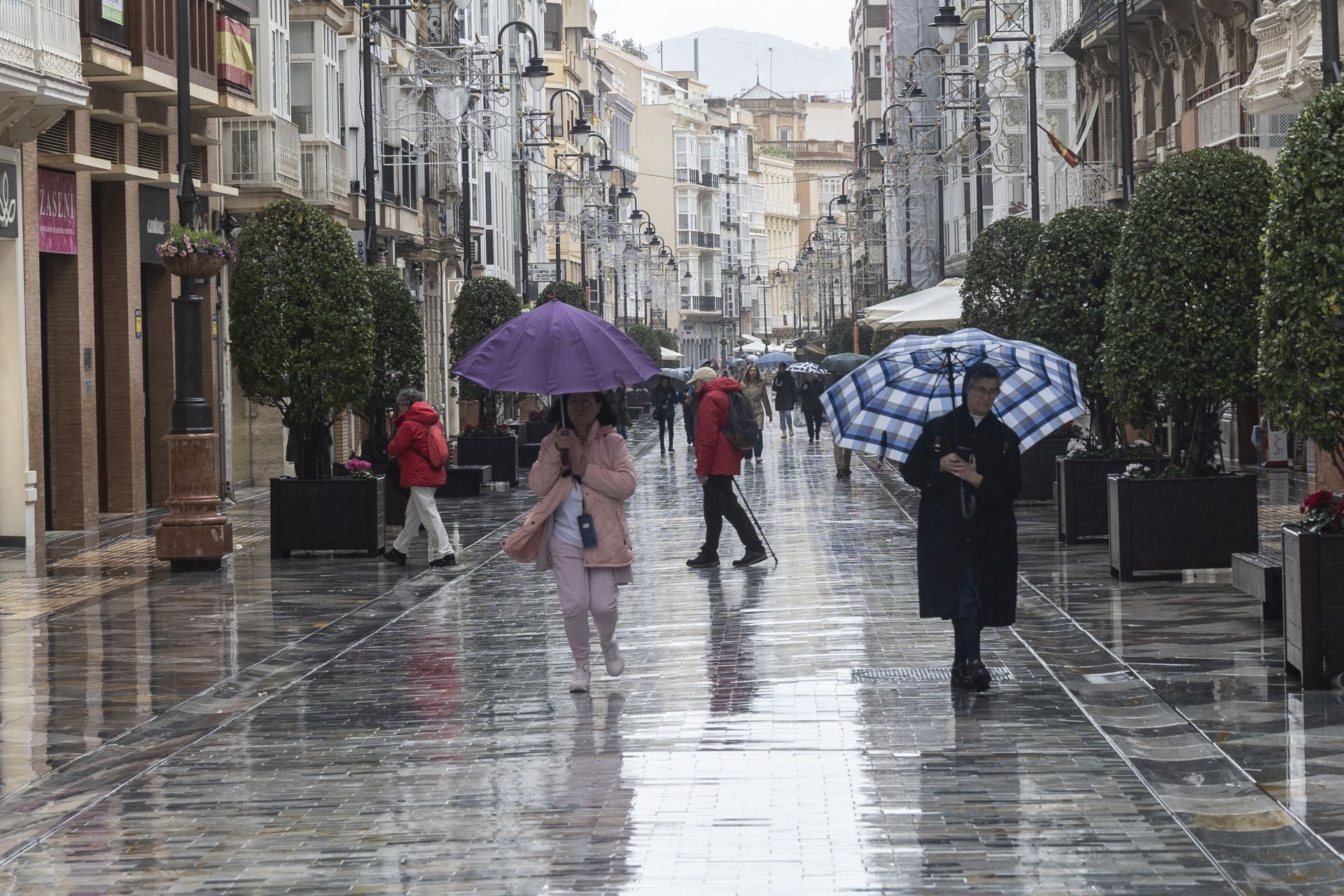 Los efectos del temporal de lluvia en la Región de Murcia, en imágenes