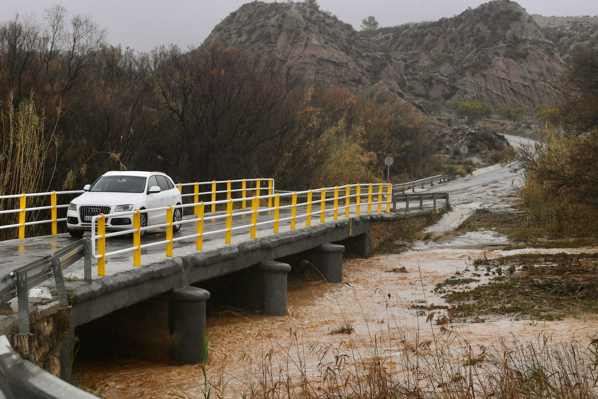 Los efectos del temporal de lluvia en la Región de Murcia, en imágenes