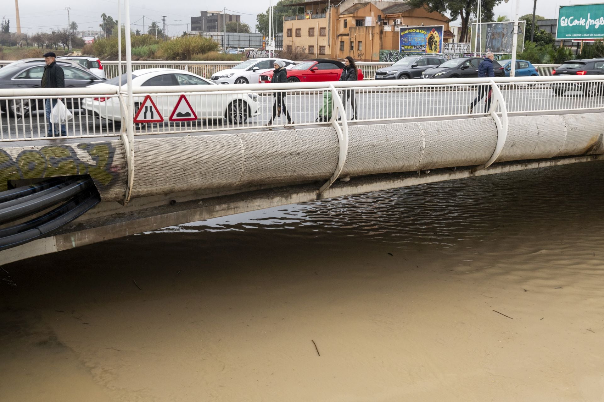 En imágenes, el temporal descarga en la Región de Murcia