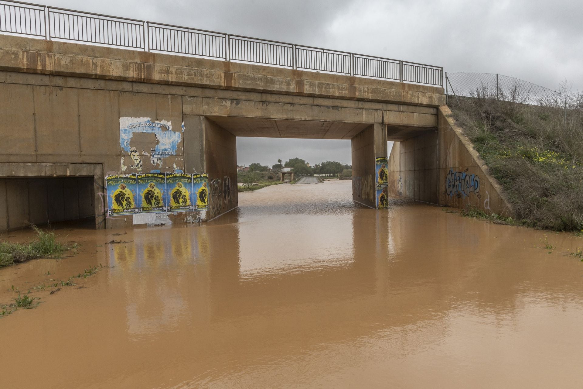 En imágenes, el temporal descarga en la Región de Murcia