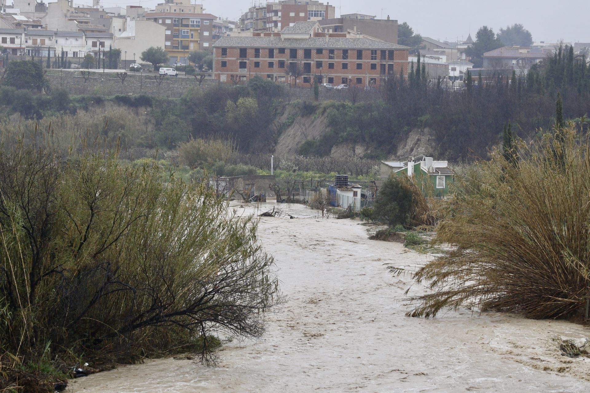 En imágenes, el temporal descarga en la Región de Murcia