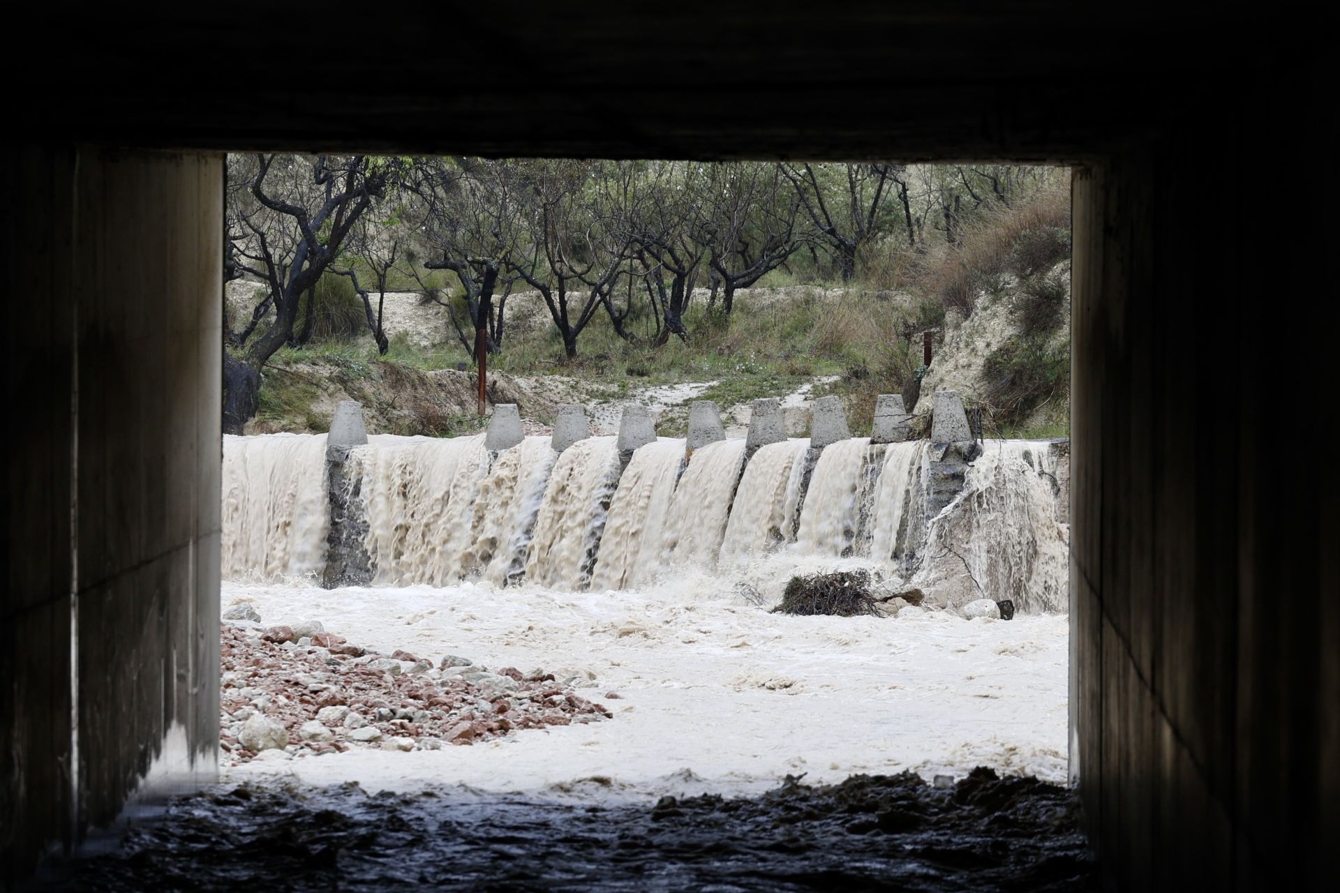 En imágenes, el temporal descarga en la Región de Murcia