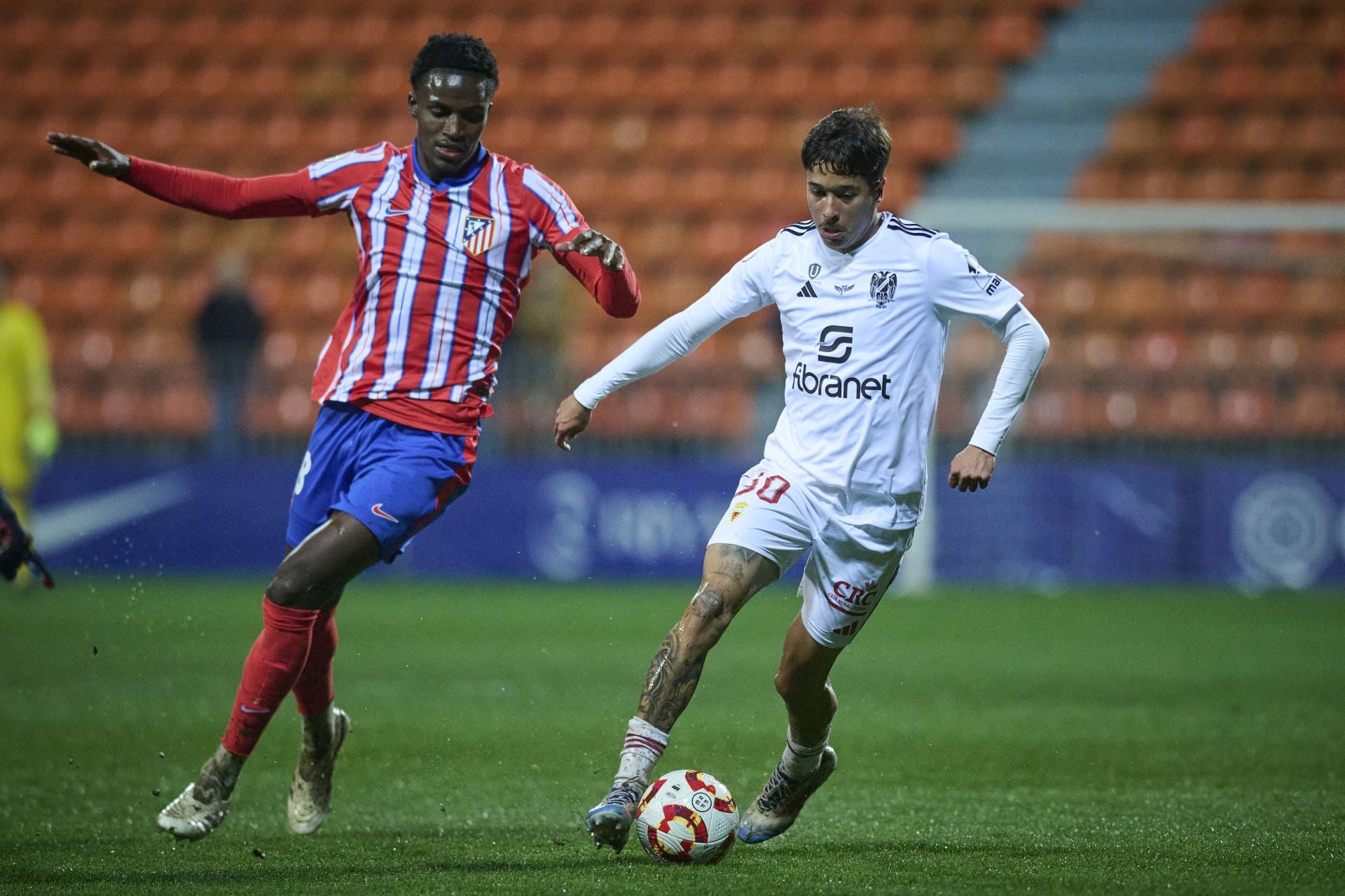 La derrota del Real Murcia frente al Atleti B, en imágenes