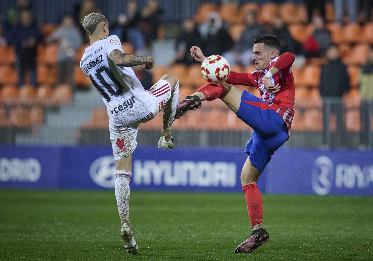 La derrota del Real Murcia frente al Atleti B, en imágenes