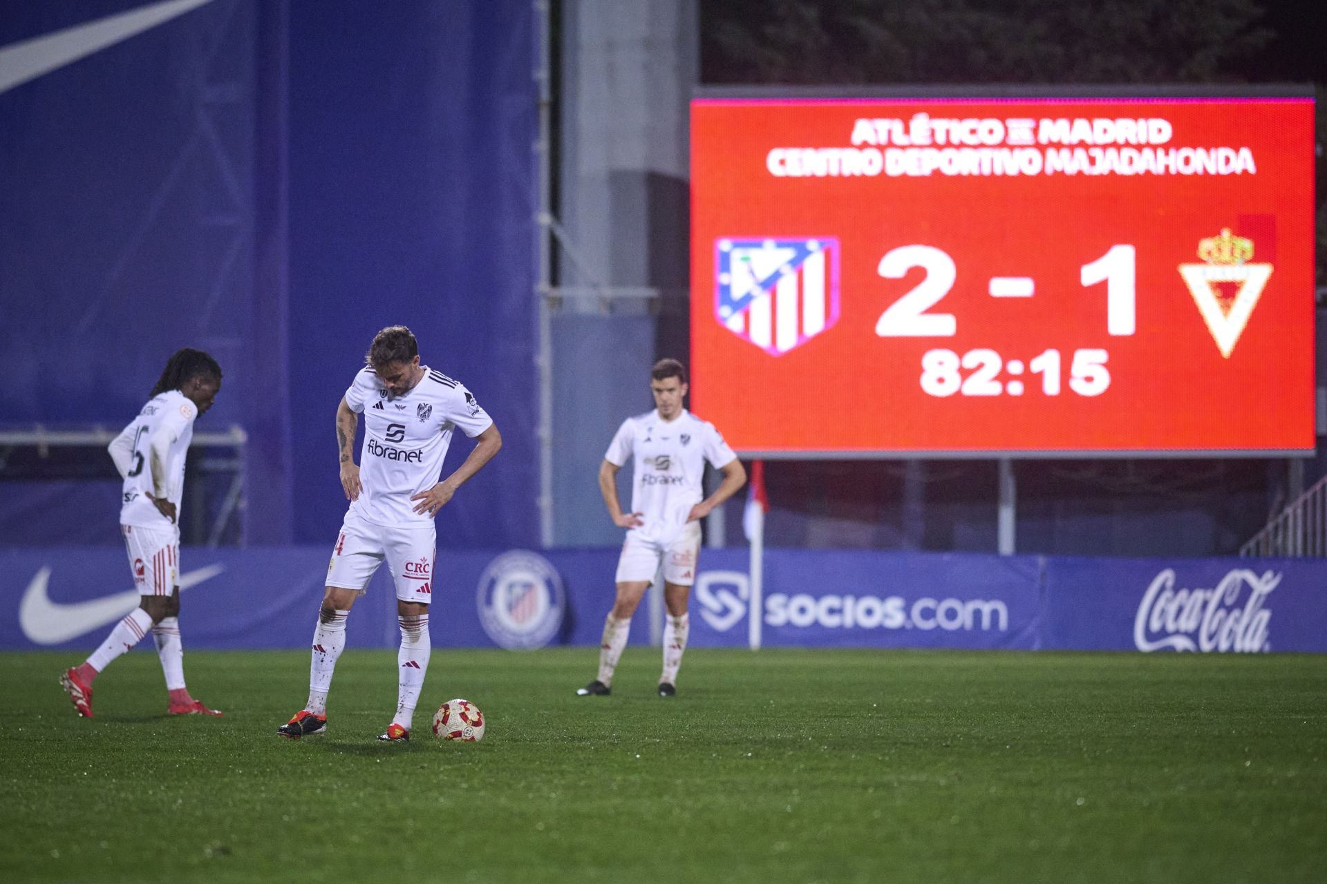 La derrota del Real Murcia frente al Atleti B, en imágenes