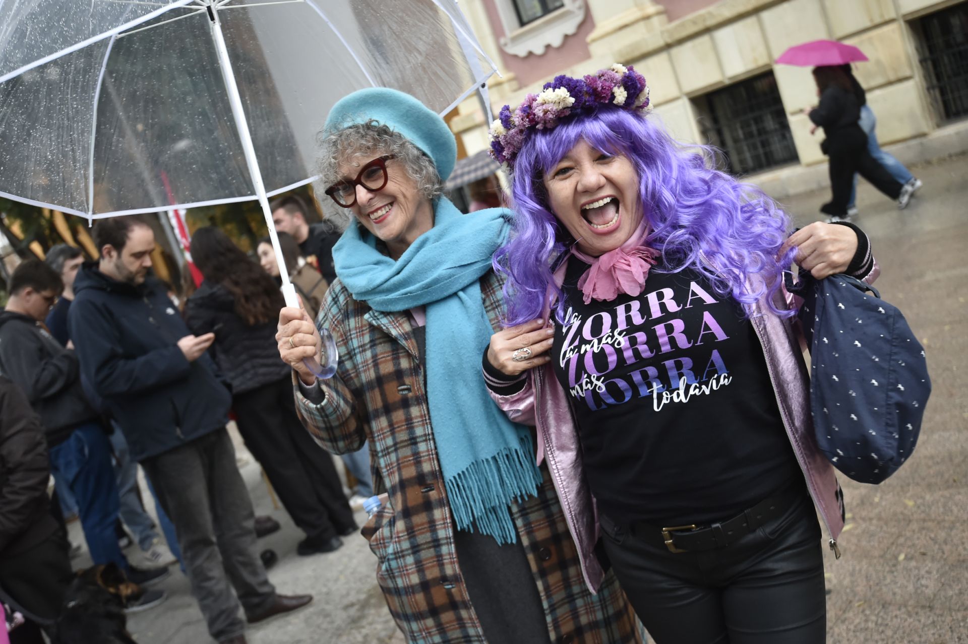 La manifestación por el 8M en Murcia, en imágenes