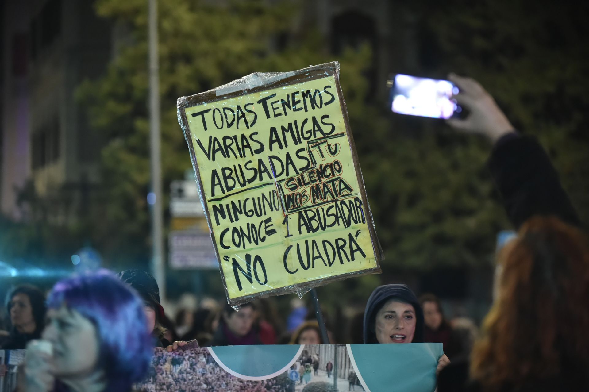 La manifestación por el 8M en Murcia, en imágenes